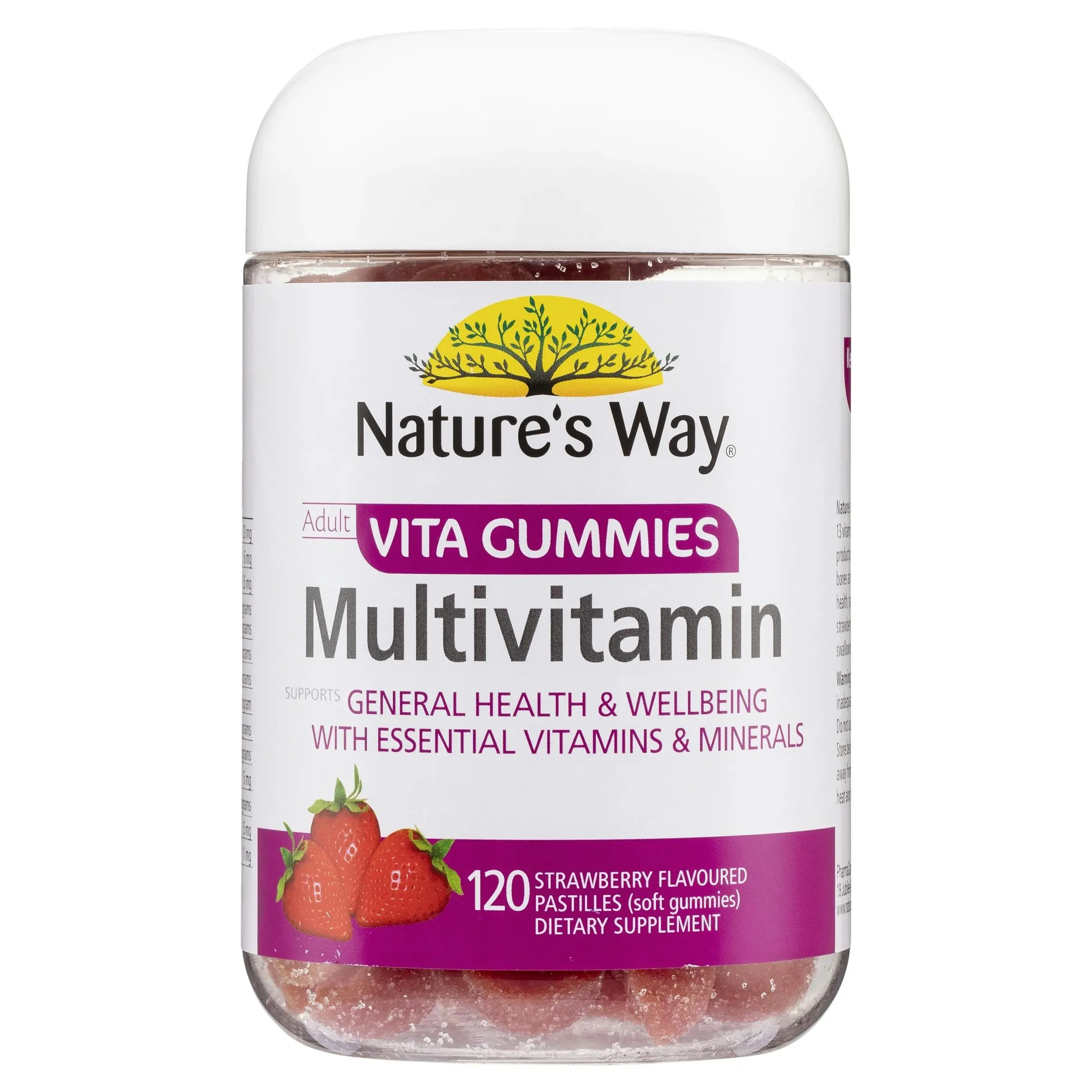 Nature's Way Adult Multivitamin 120 Strawberry Flavoured Vita Gummies