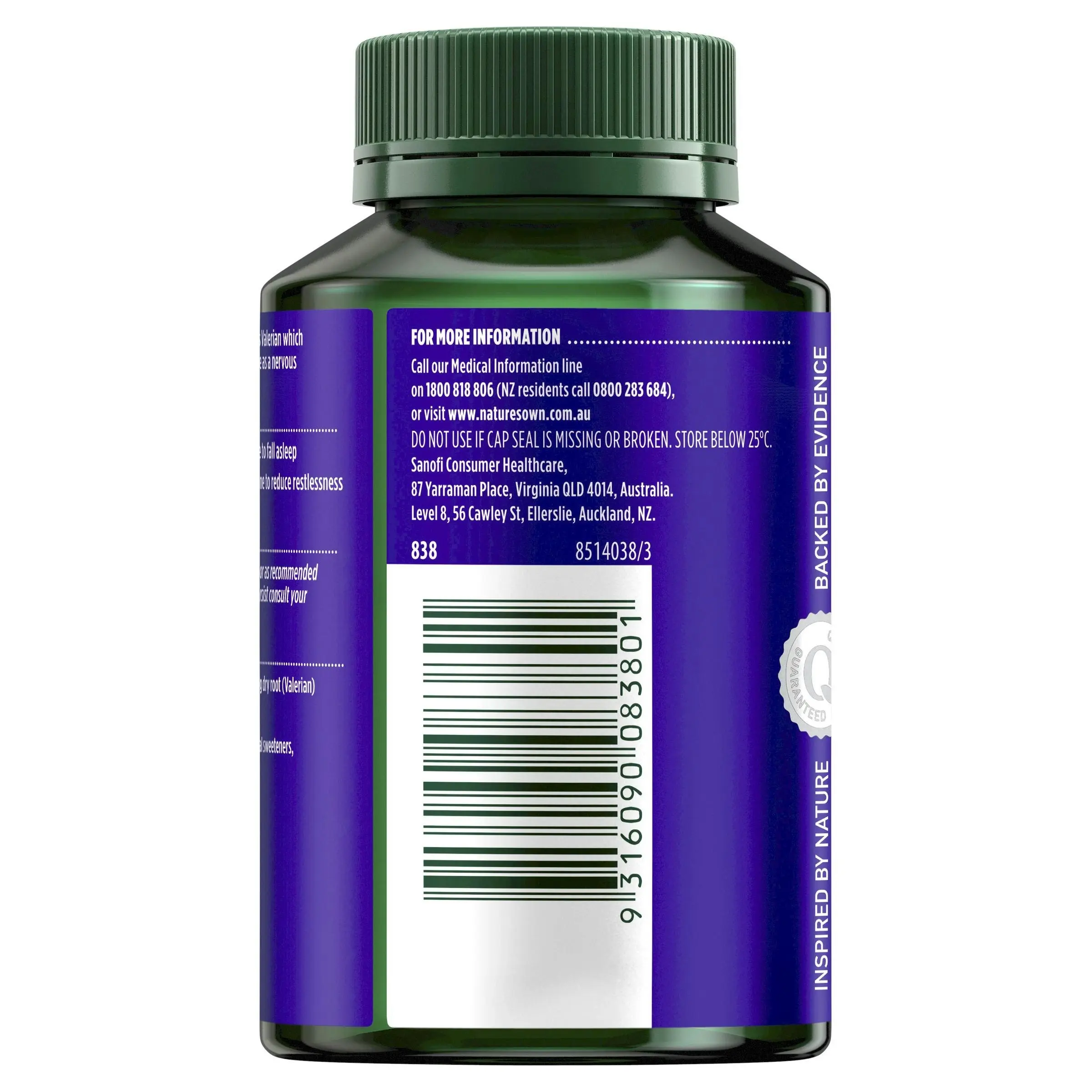 Nature's Own Valerian Forte 2000Mg 60 Capsules