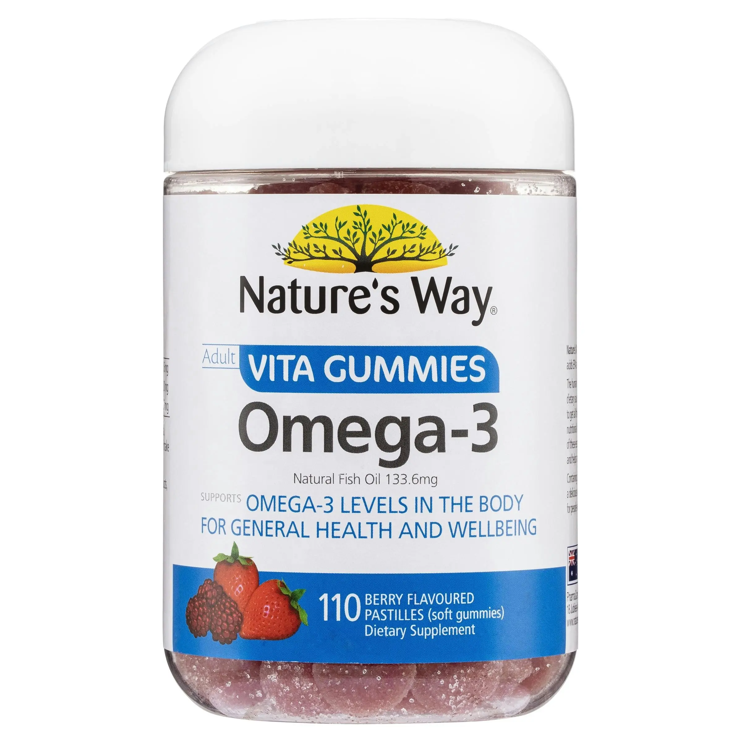 Nature's Way Adult Omega-3 110 Vita Gummies