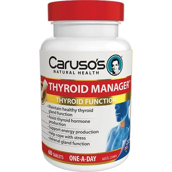 Caruso's Natural Health Thyroid Manager 60 Tablets