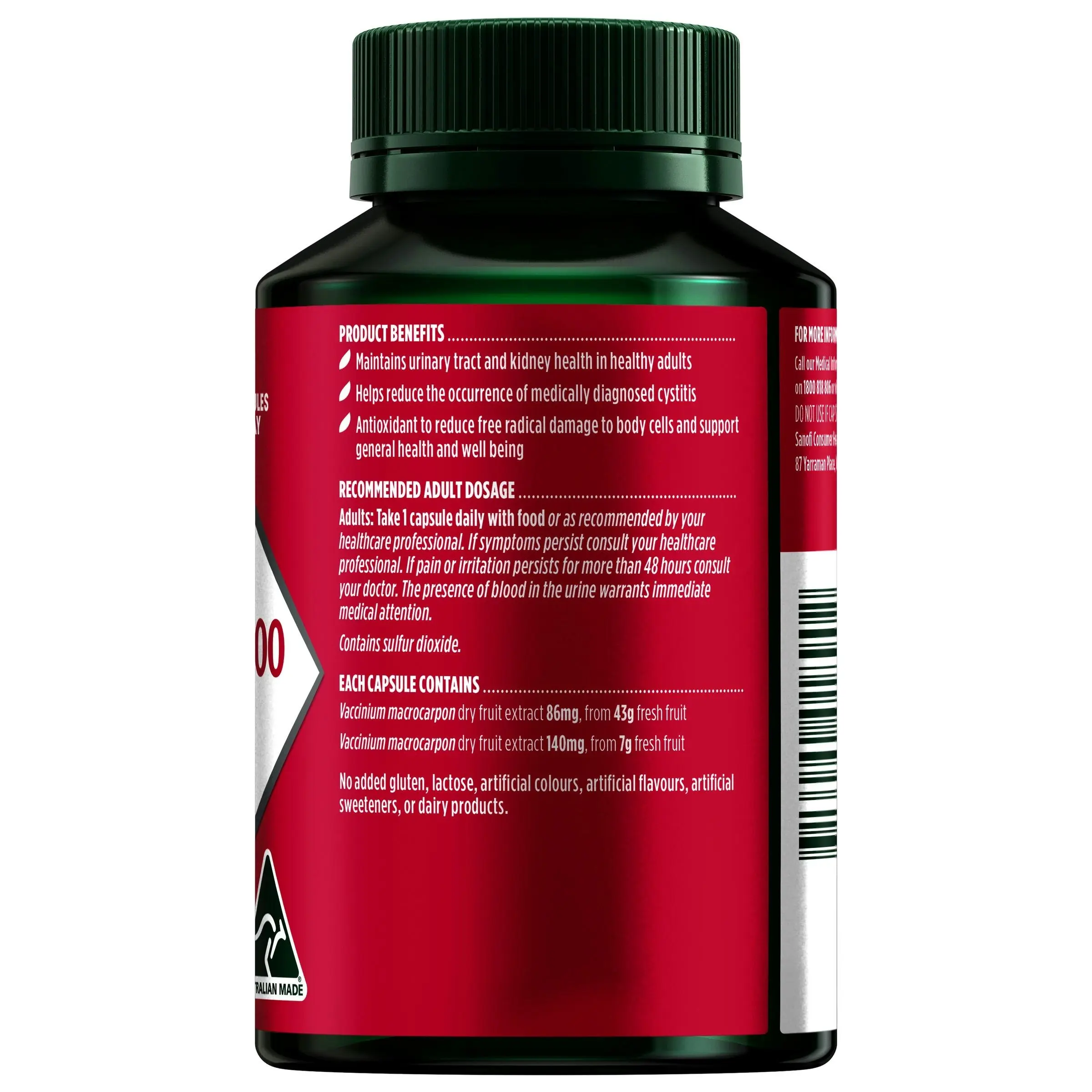 Nature's Own High Strength Cranberry 50,000 90 Capsules