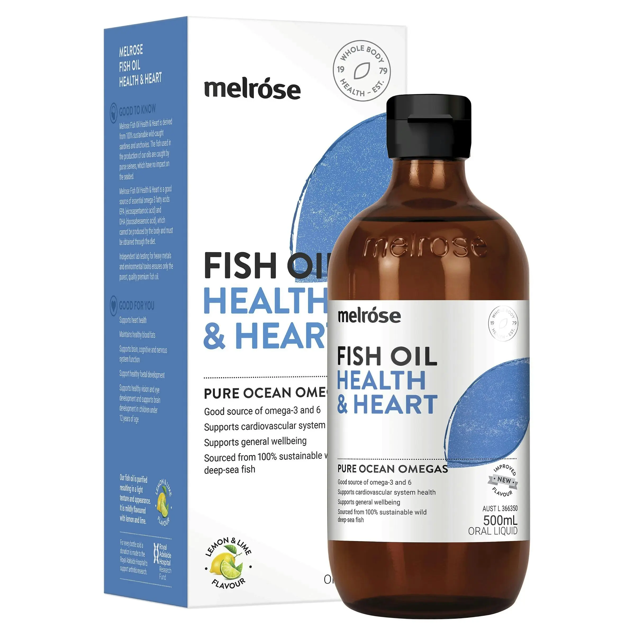 Melrose Fish Oil (Health & Heart) 500mL