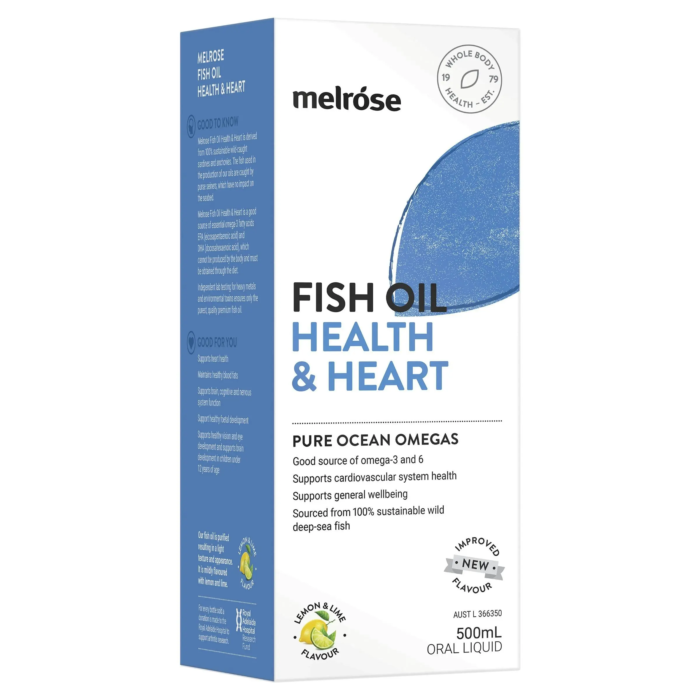 Melrose Fish Oil (Health & Heart) 500mL