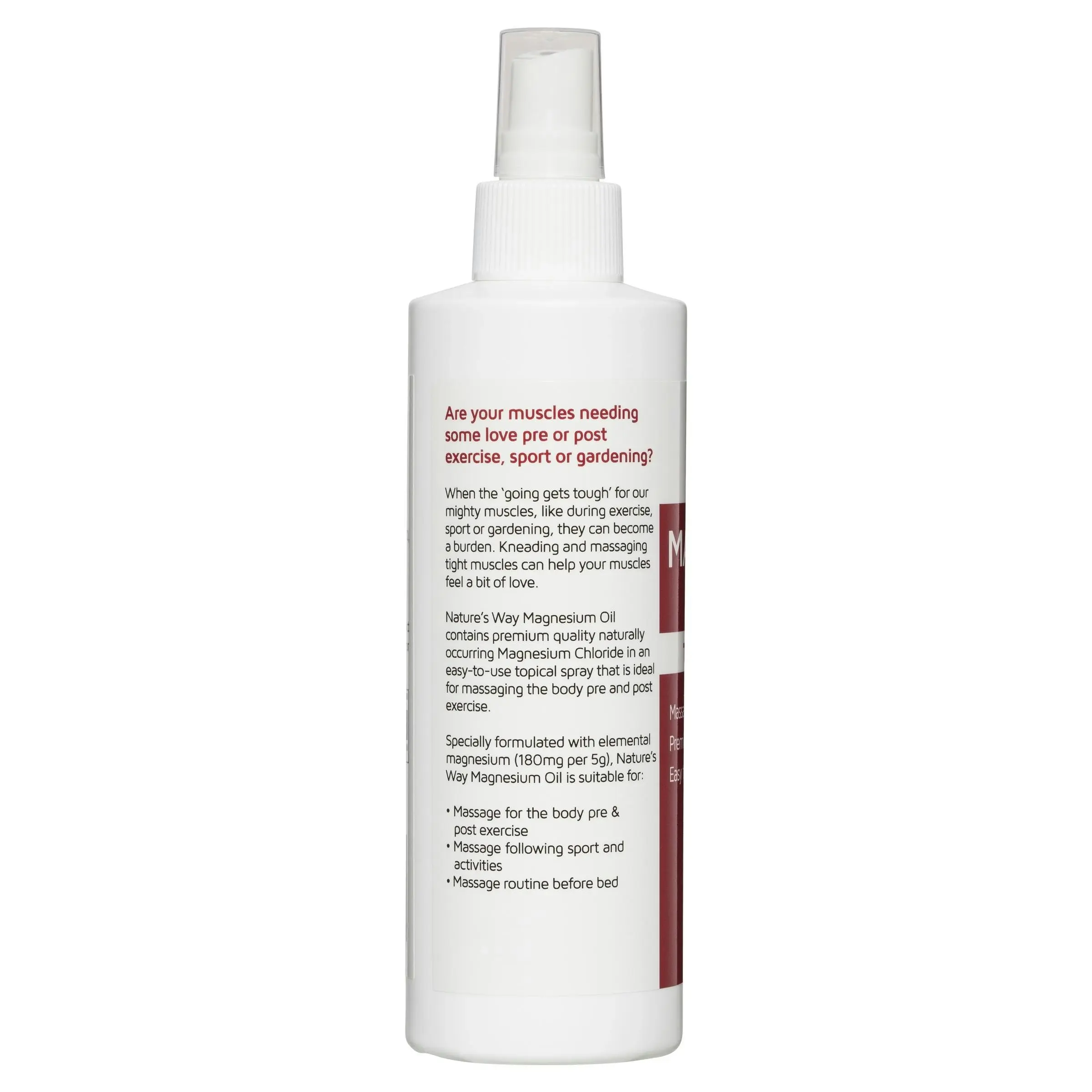 Nature's Way Magnesium Oil Topical Spray 250mL