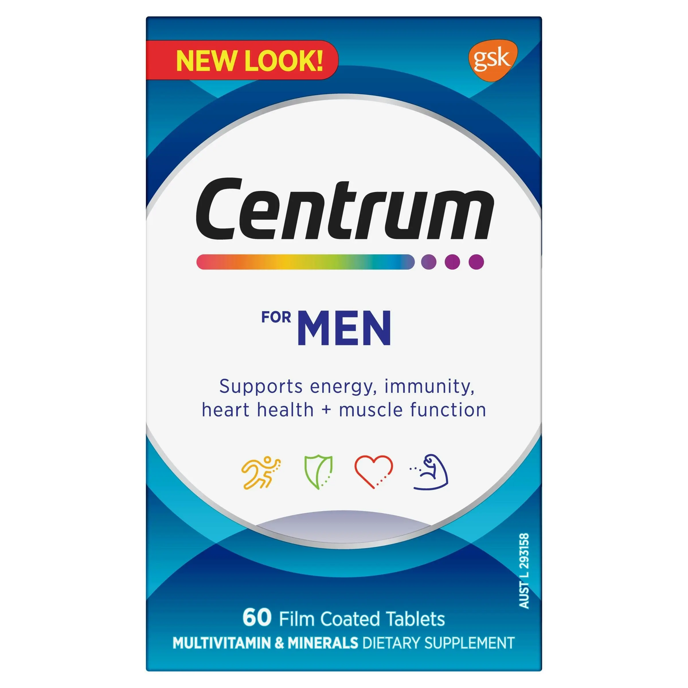 Centrum For Men 60 Tablets