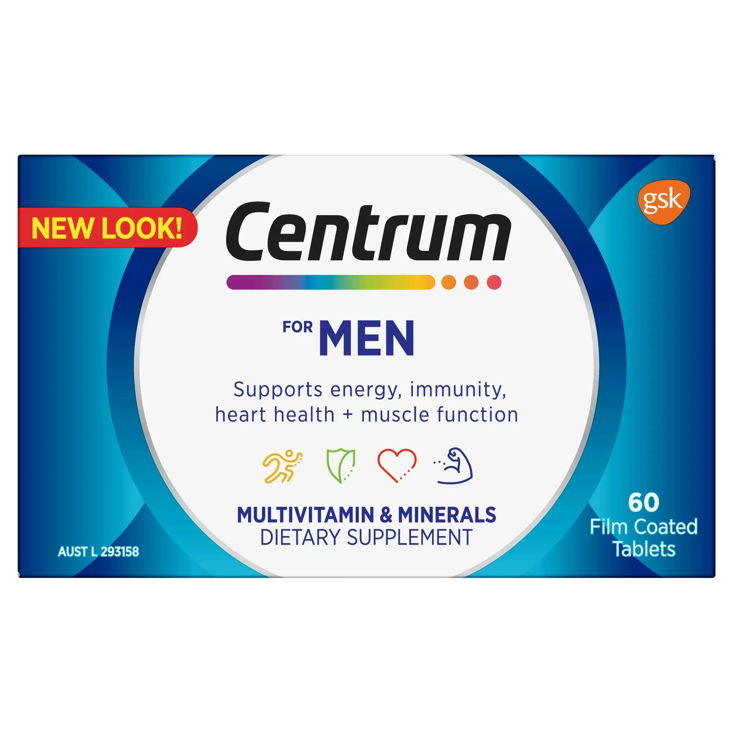 Centrum For Men 60 Tablets