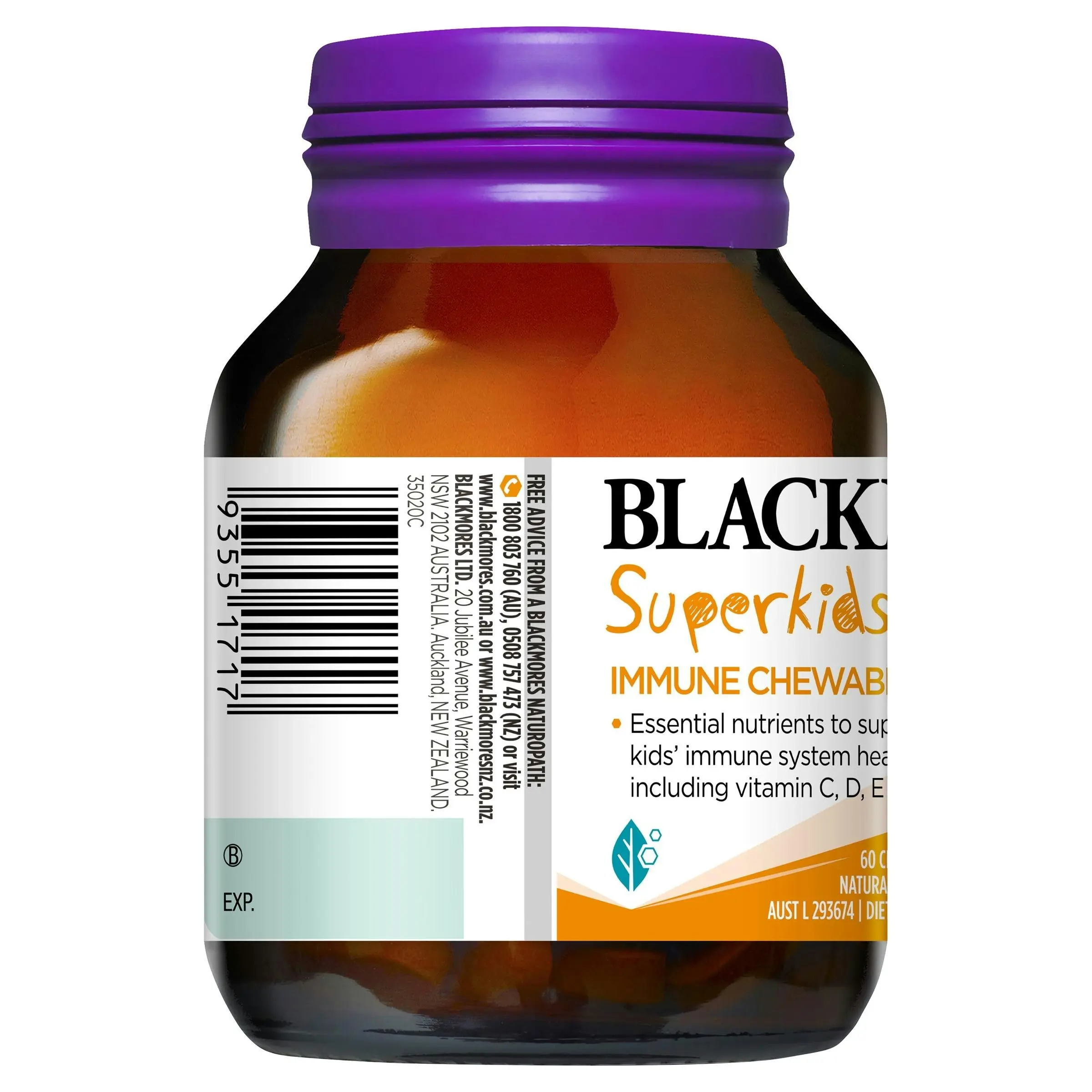 Blackmores Superkids Immune Chewables 60 Tablets