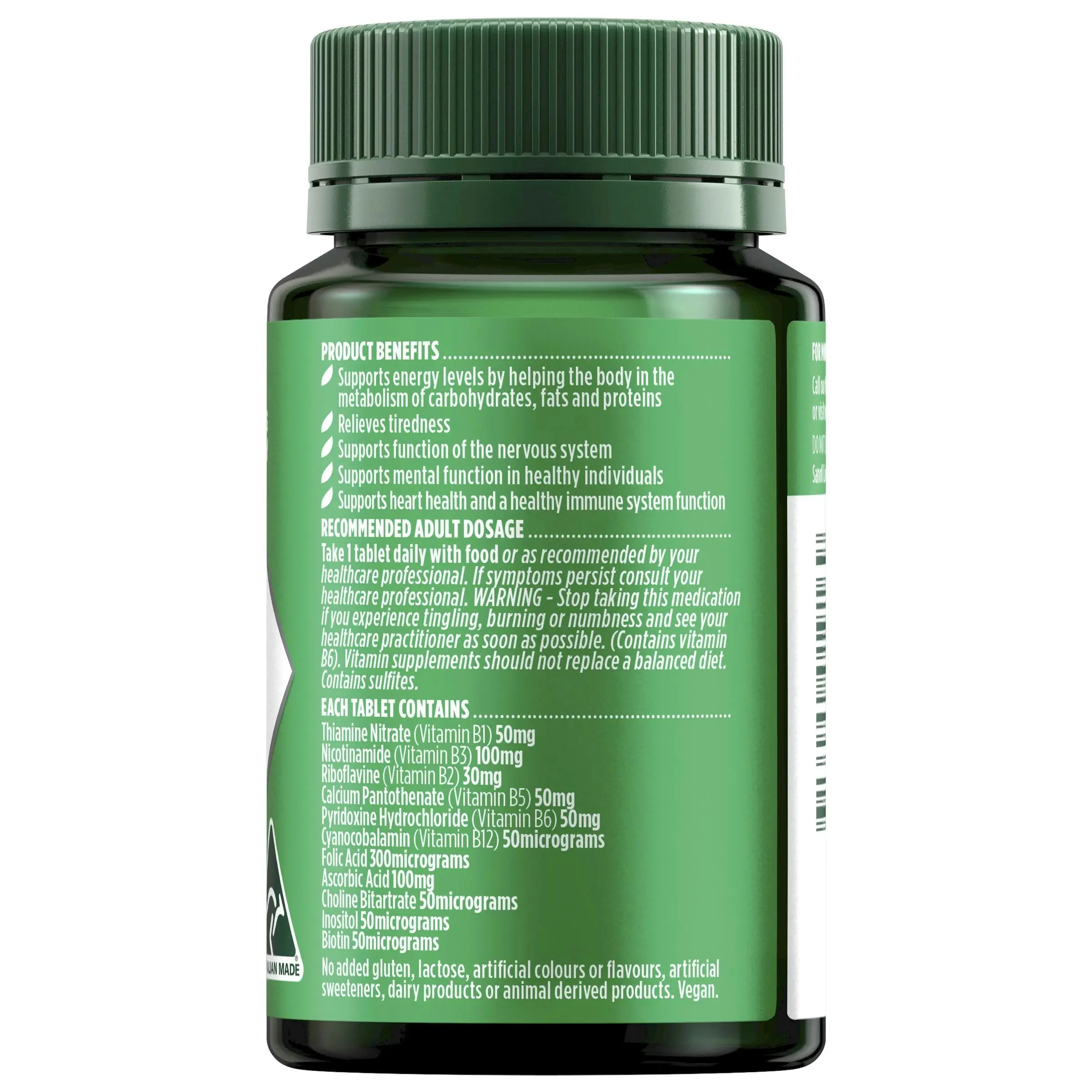 Nature's Own Super B Complex 75 Tablets