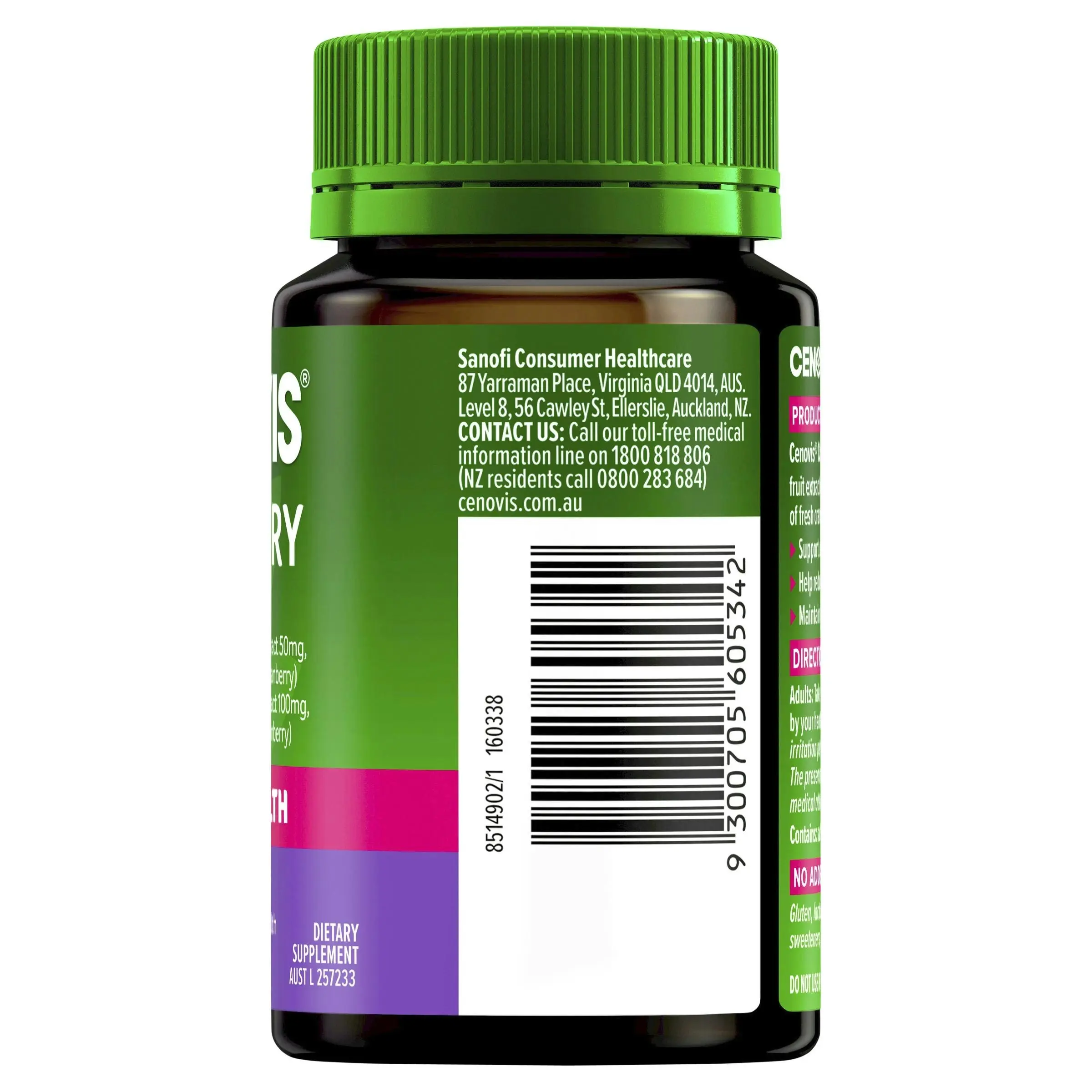 Cenovis Cranberry 30,000 30 Capsules