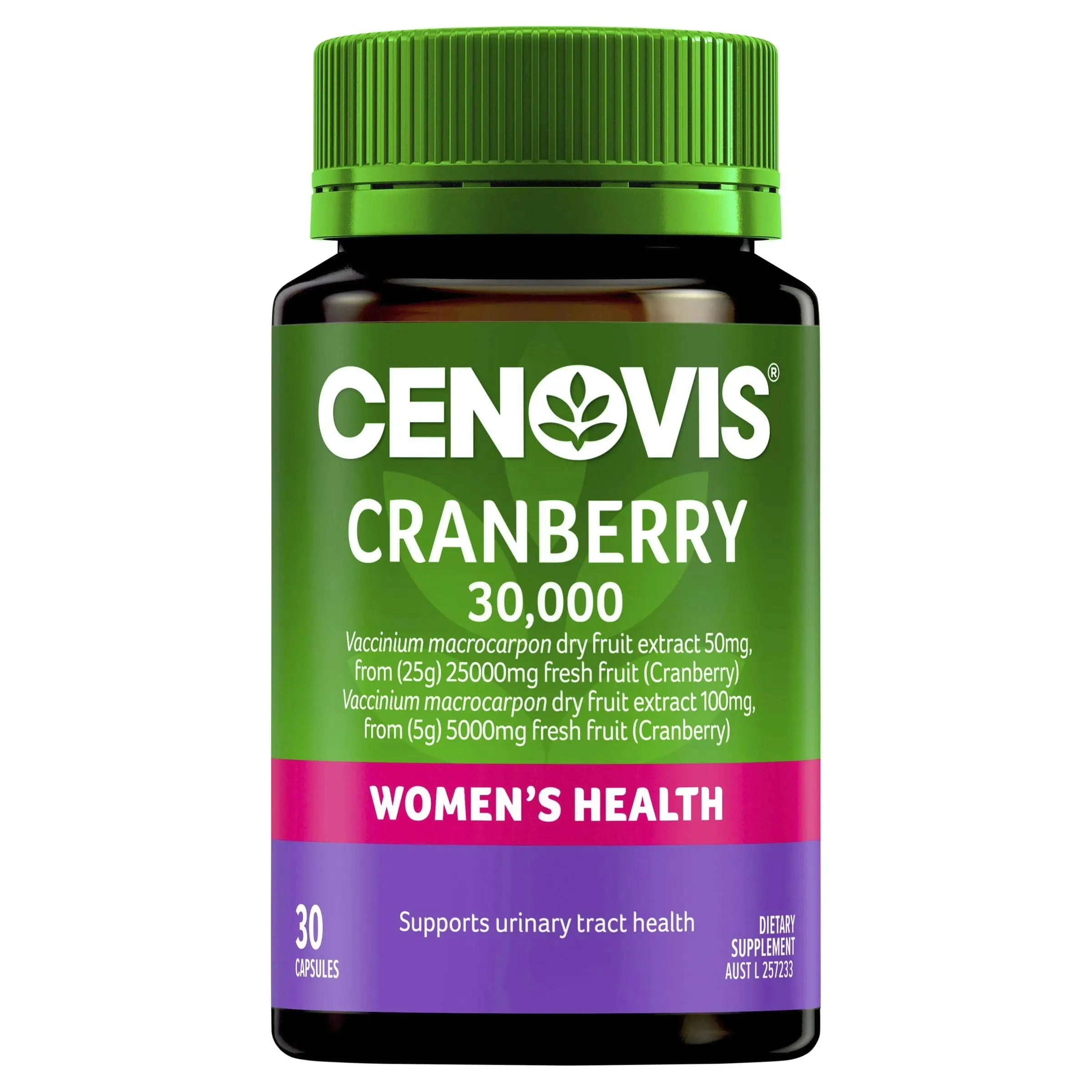 Cenovis Cranberry 30,000 30 Capsules