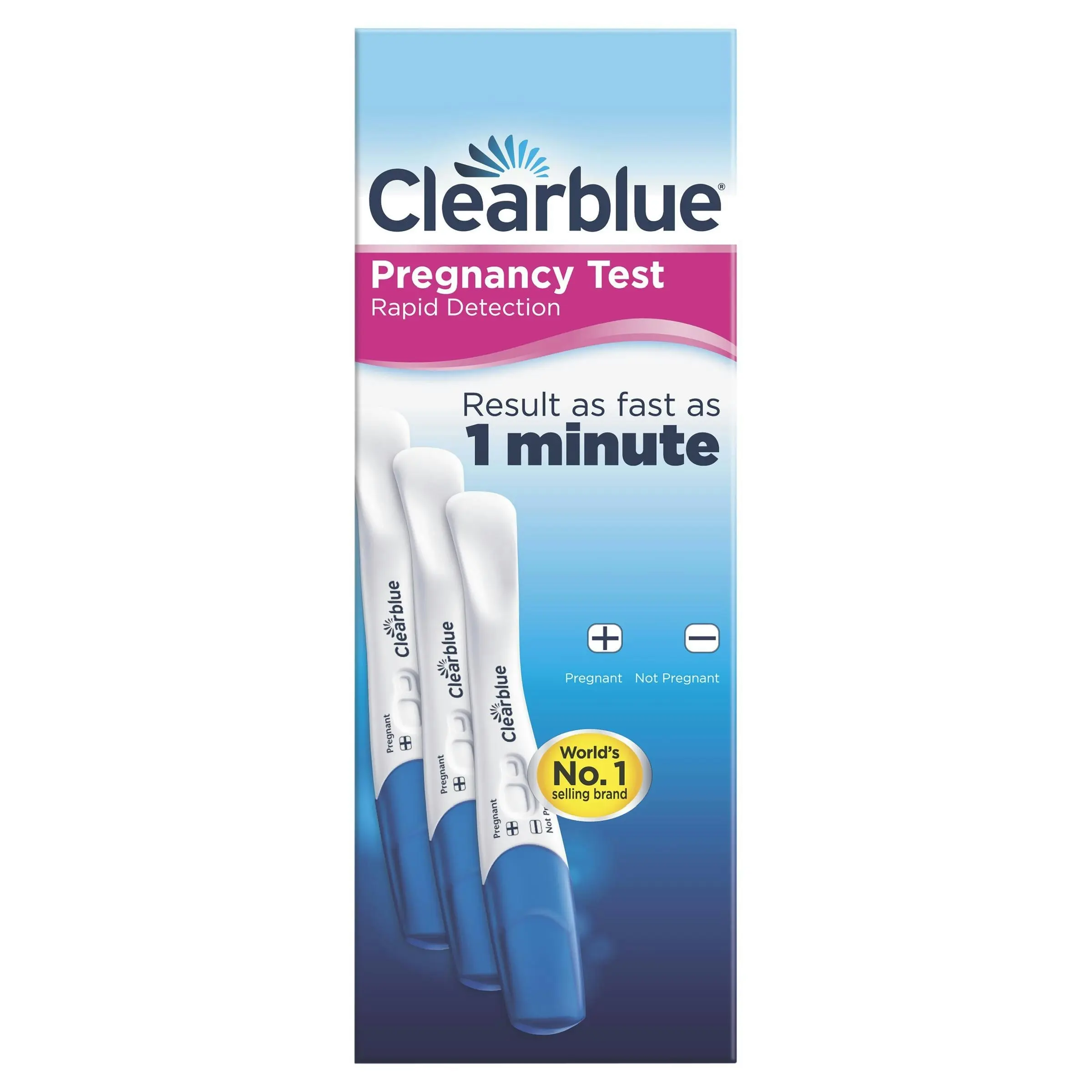 Clearblue Pregnancy Test Rapid Detection 3 Tests