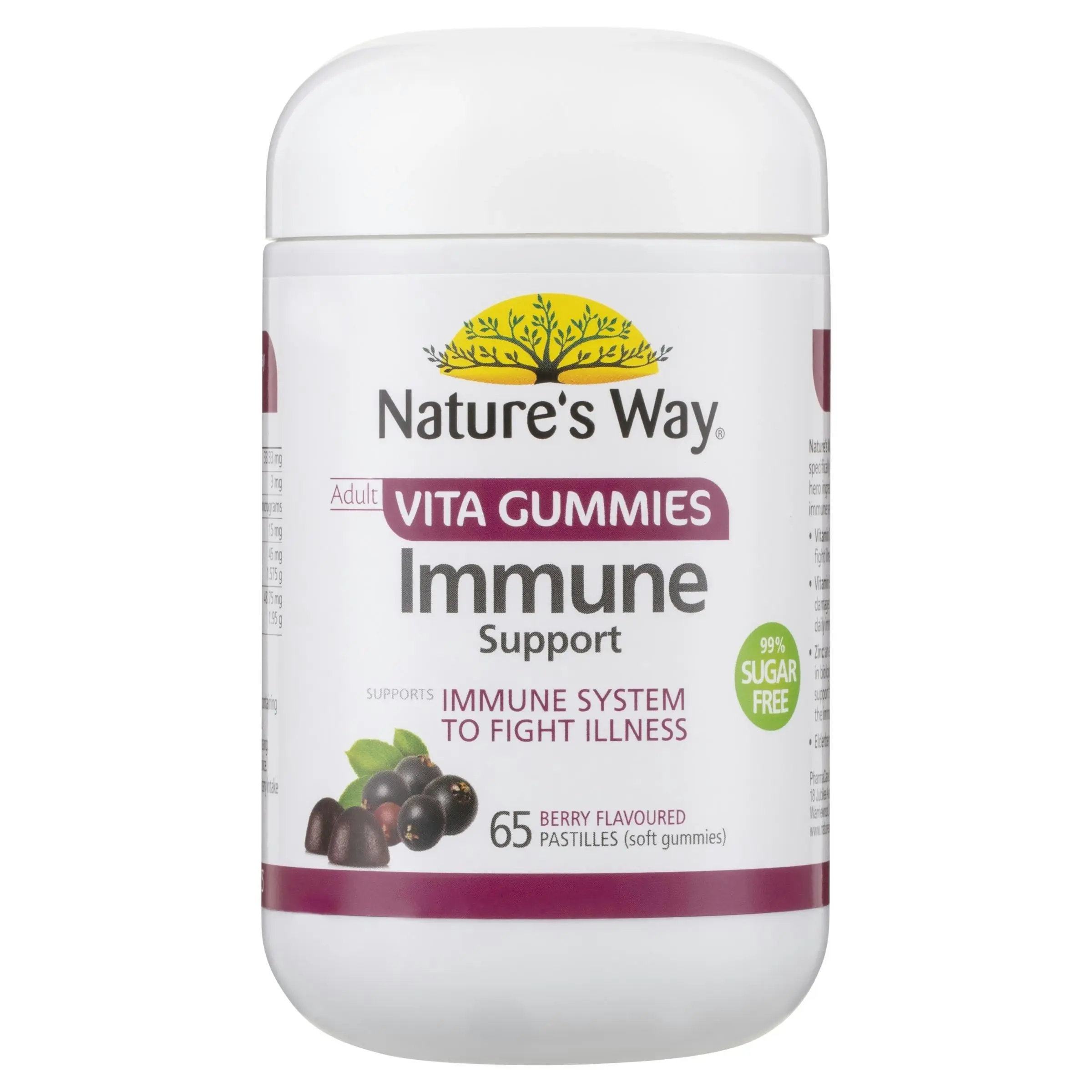 Nature's Way Adult Immune Support 65 Vita Gummies