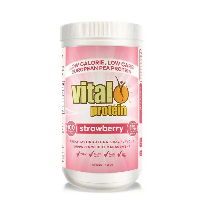 Vital Protein Pea Protein Isolate Strawberry 500g