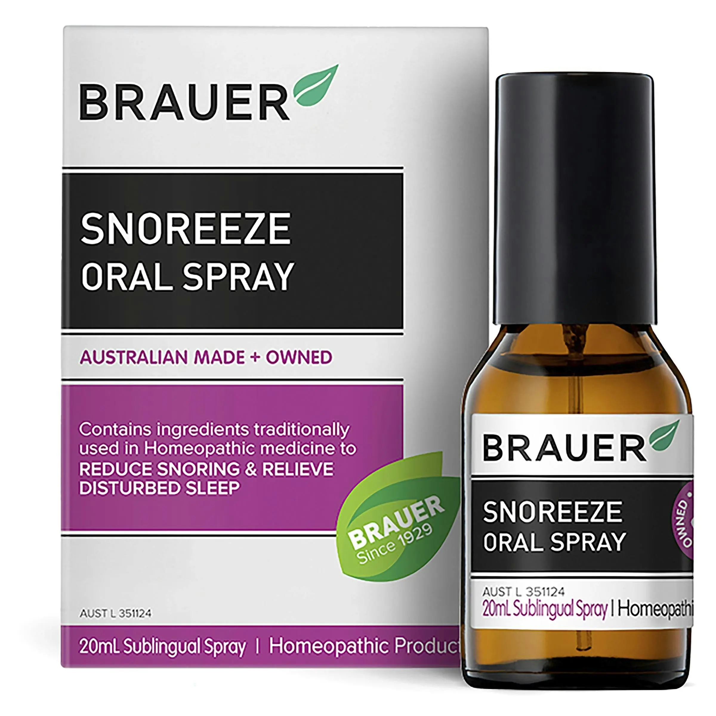 Brauer Snoreeze Oral Spray 20mL