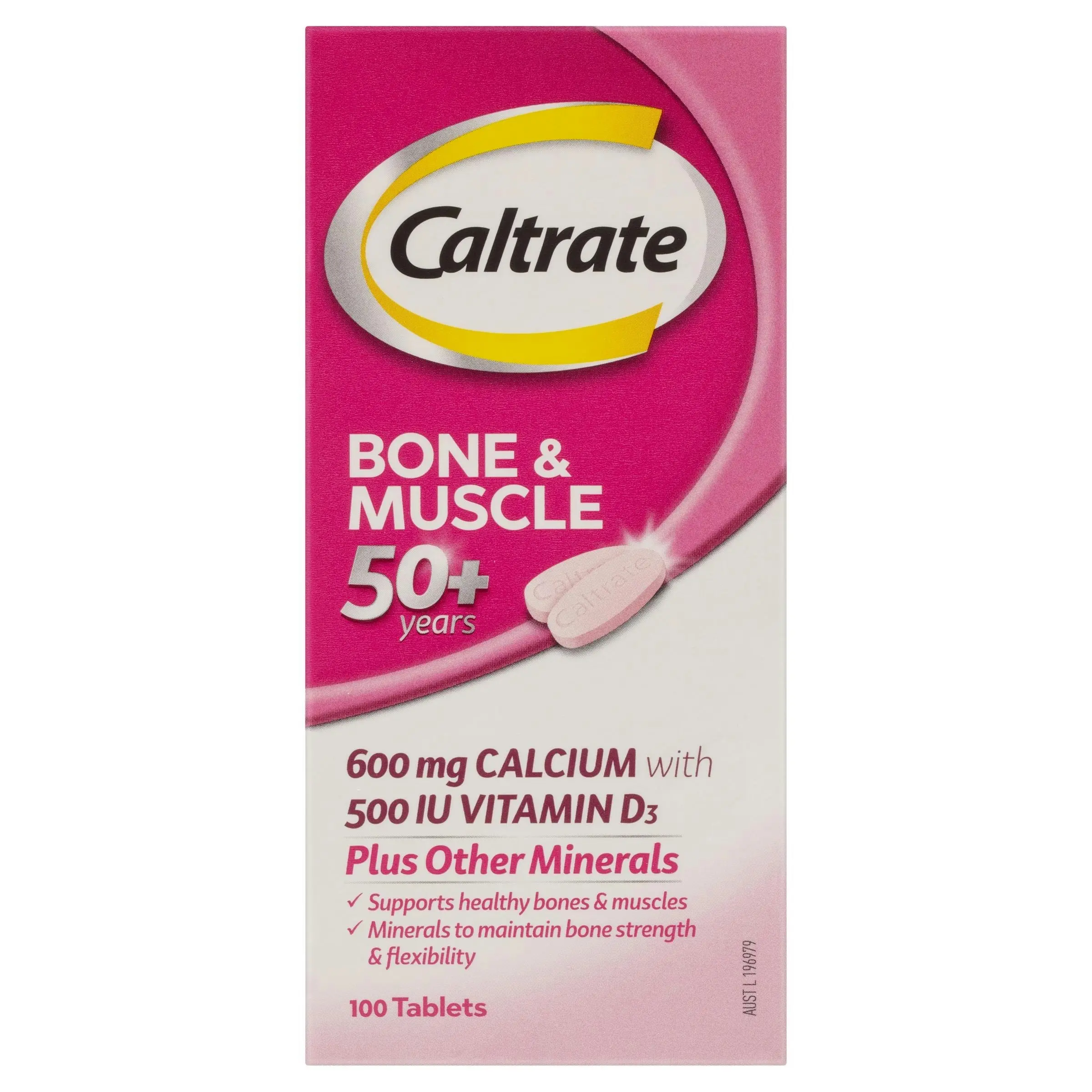 Caltrate Bone & Muscle 50+ Years 100 Tablets