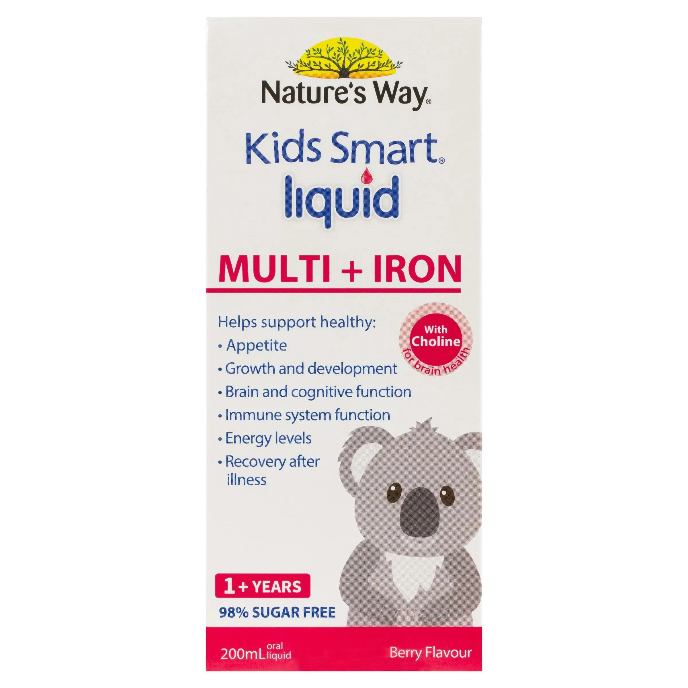 Nature's Way Kids Smart Multi And Iron Liquid 200mL