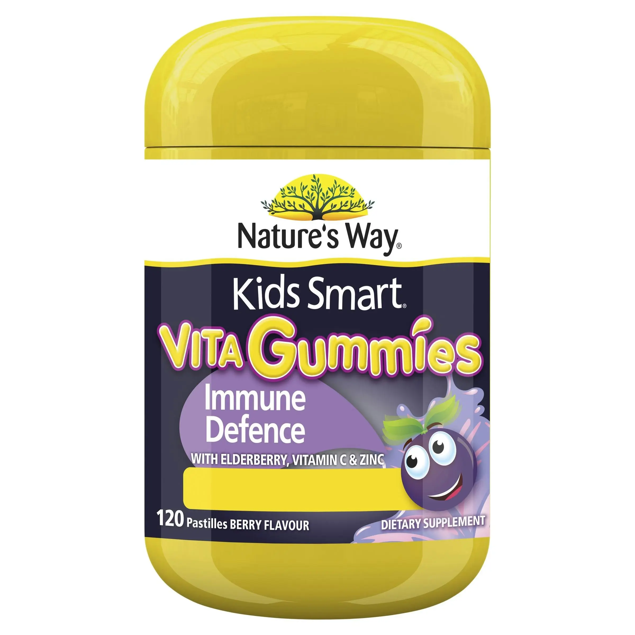 Nature's Way Kid Smart Vita Gummies Immune Defence 120 Pastilles