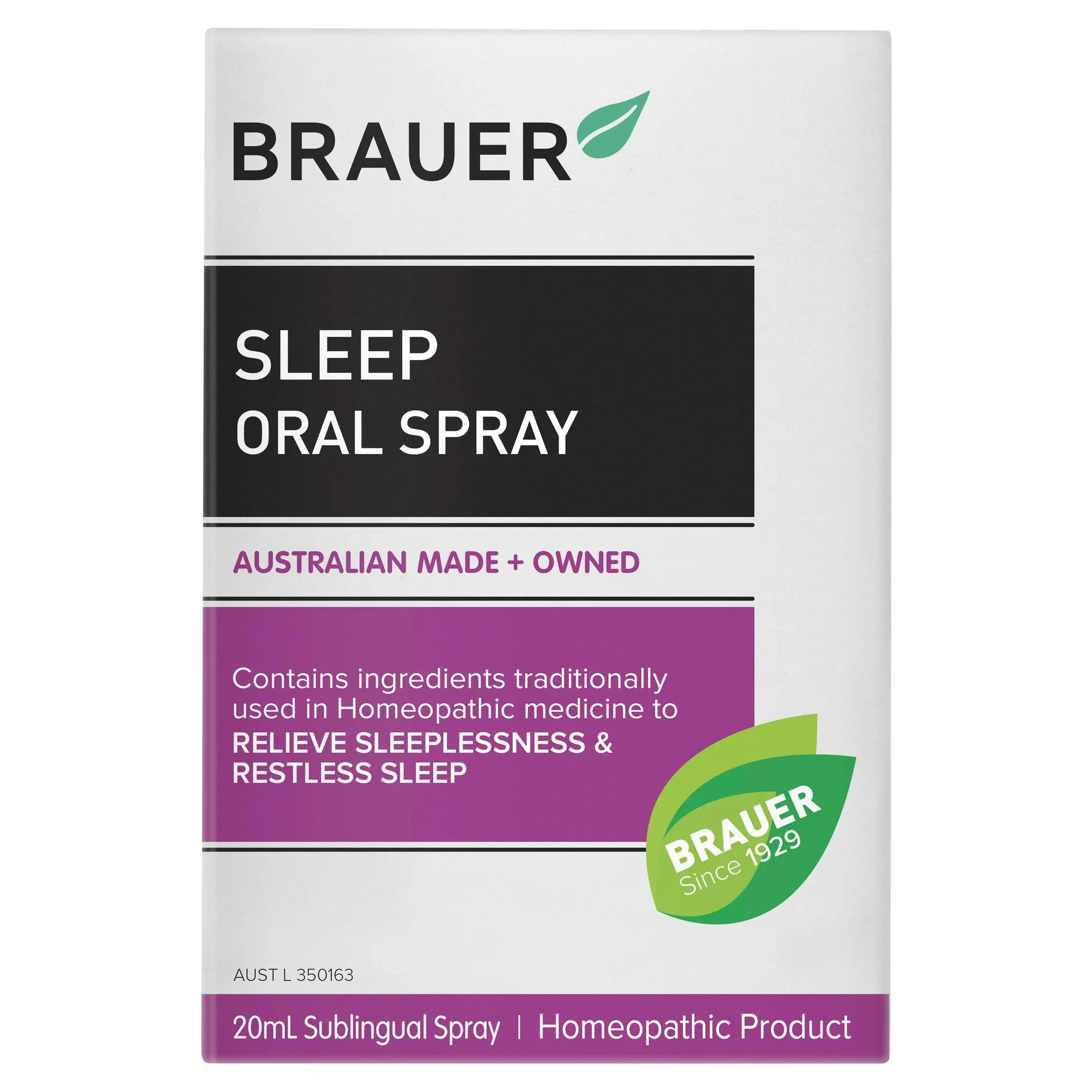 Brauer Sleep Oral Spray 20mL