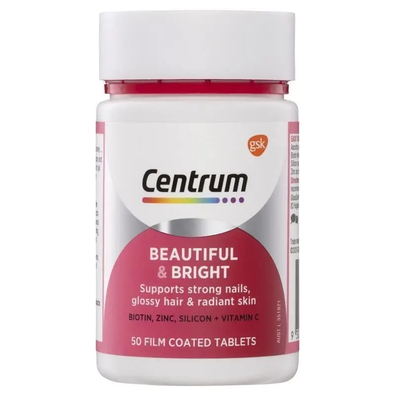 Centrum Beautiful & Bright 50 Tablets