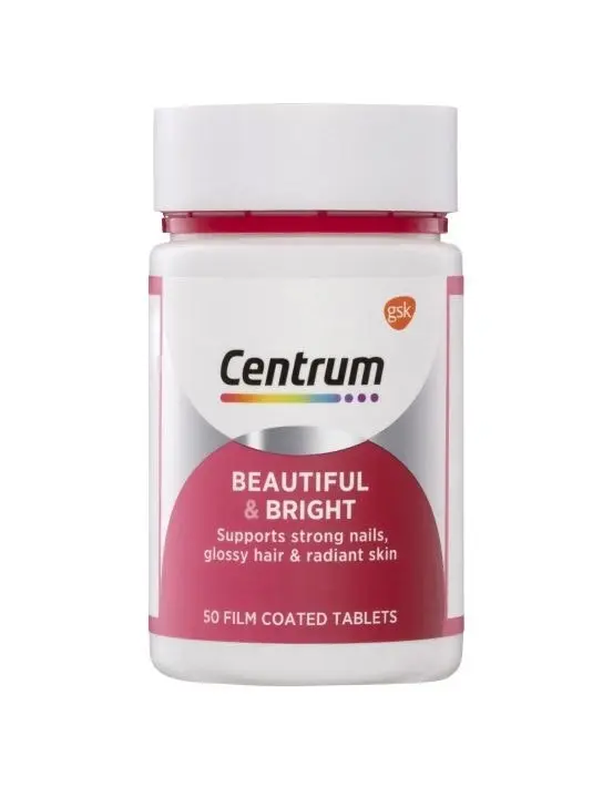 Centrum Beautiful & Bright 50 Tablets