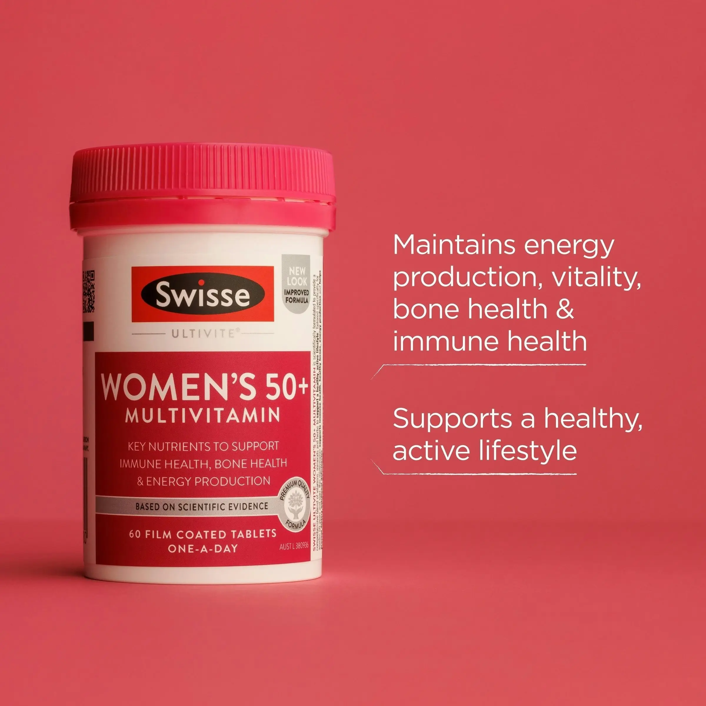 Swisse Ultivite Women's 50 + Multivitamin 60 Tablets