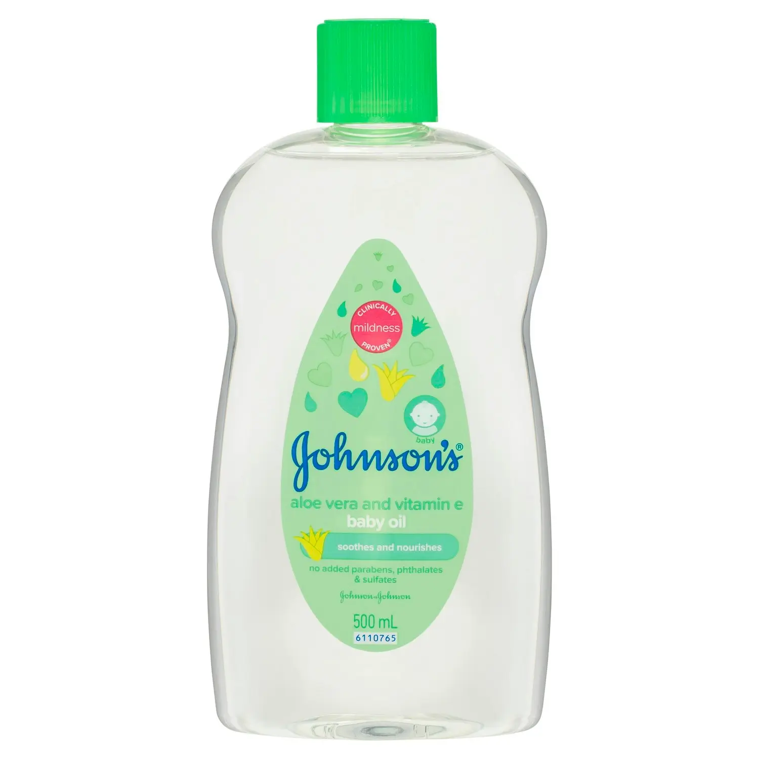 Johnson's Baby Oil Aloe Vera & Vitamin E 500mL