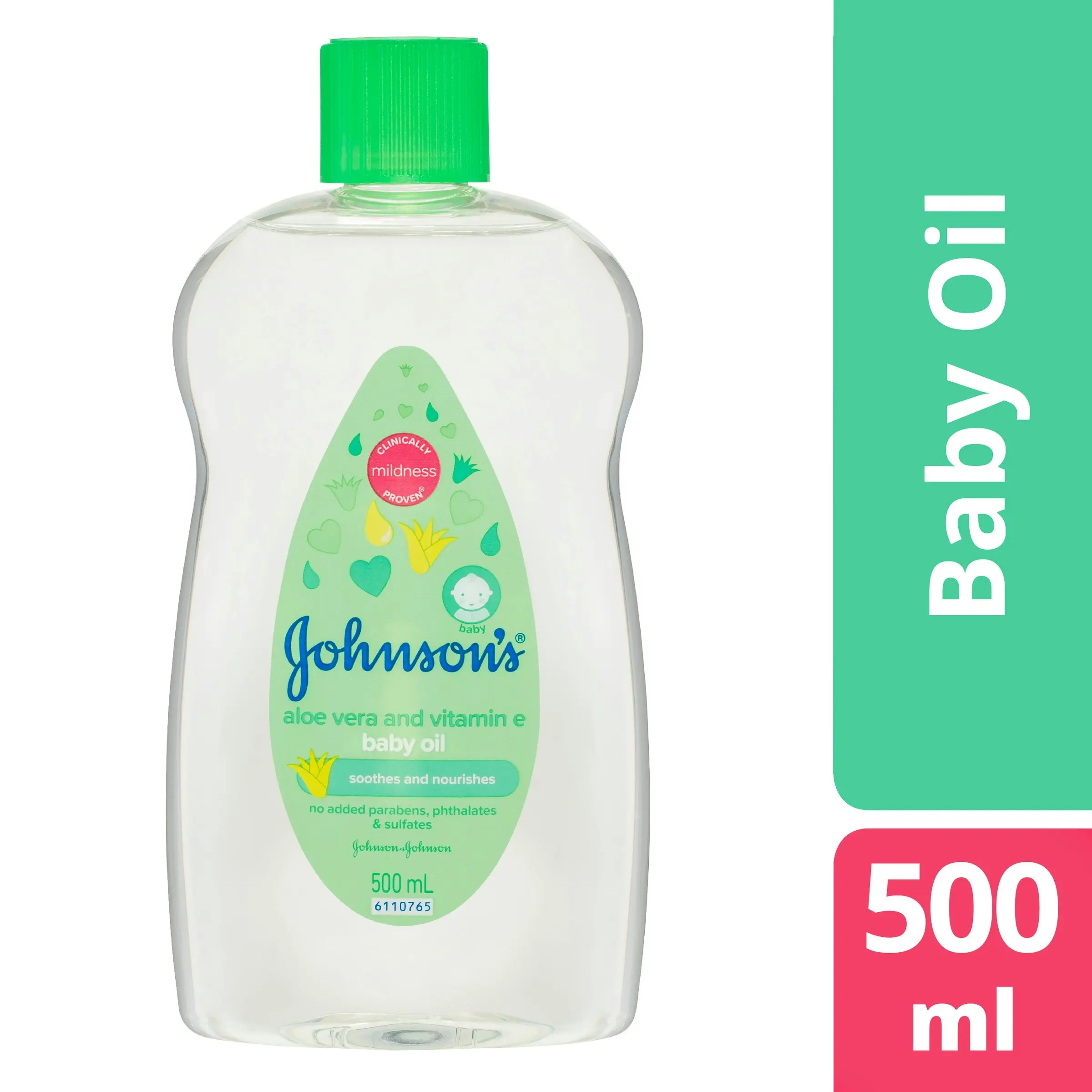 Johnson's Baby Oil Aloe Vera & Vitamin E 500mL