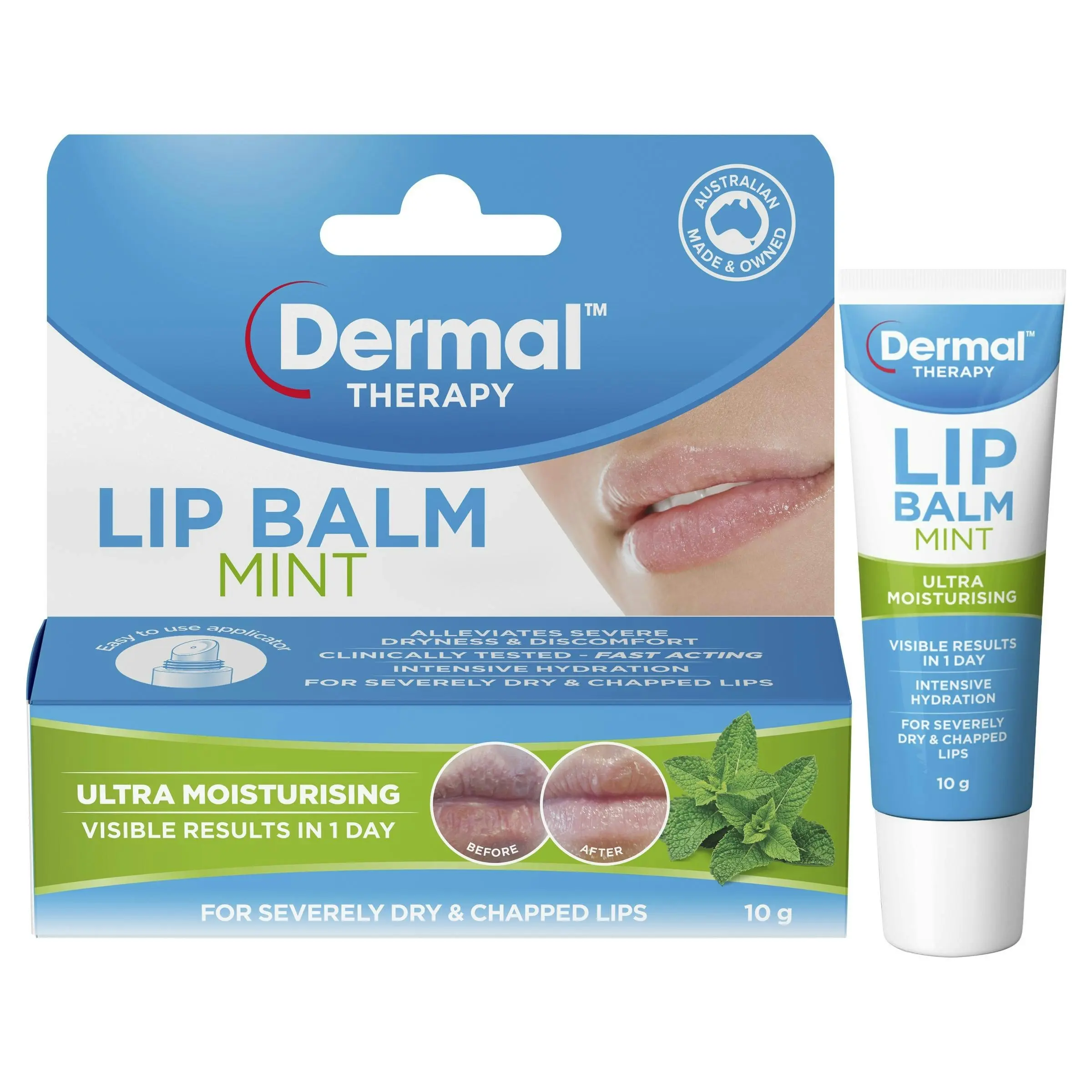 Dermal Therapy Lip Balm Mint 10g