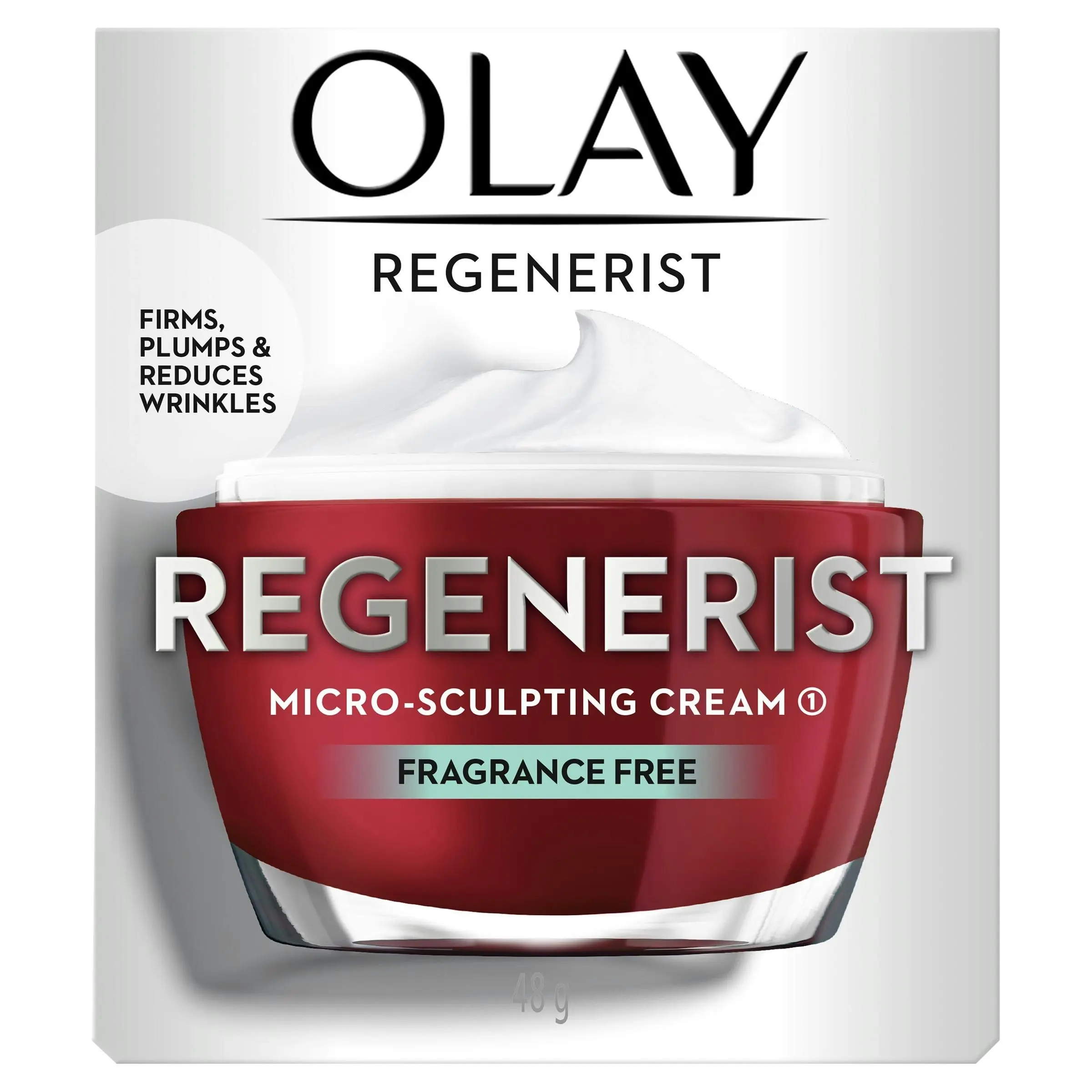 Olay Regenerist Micro-Sculpting Face Cream Moisturiser Fragrance Free 48g