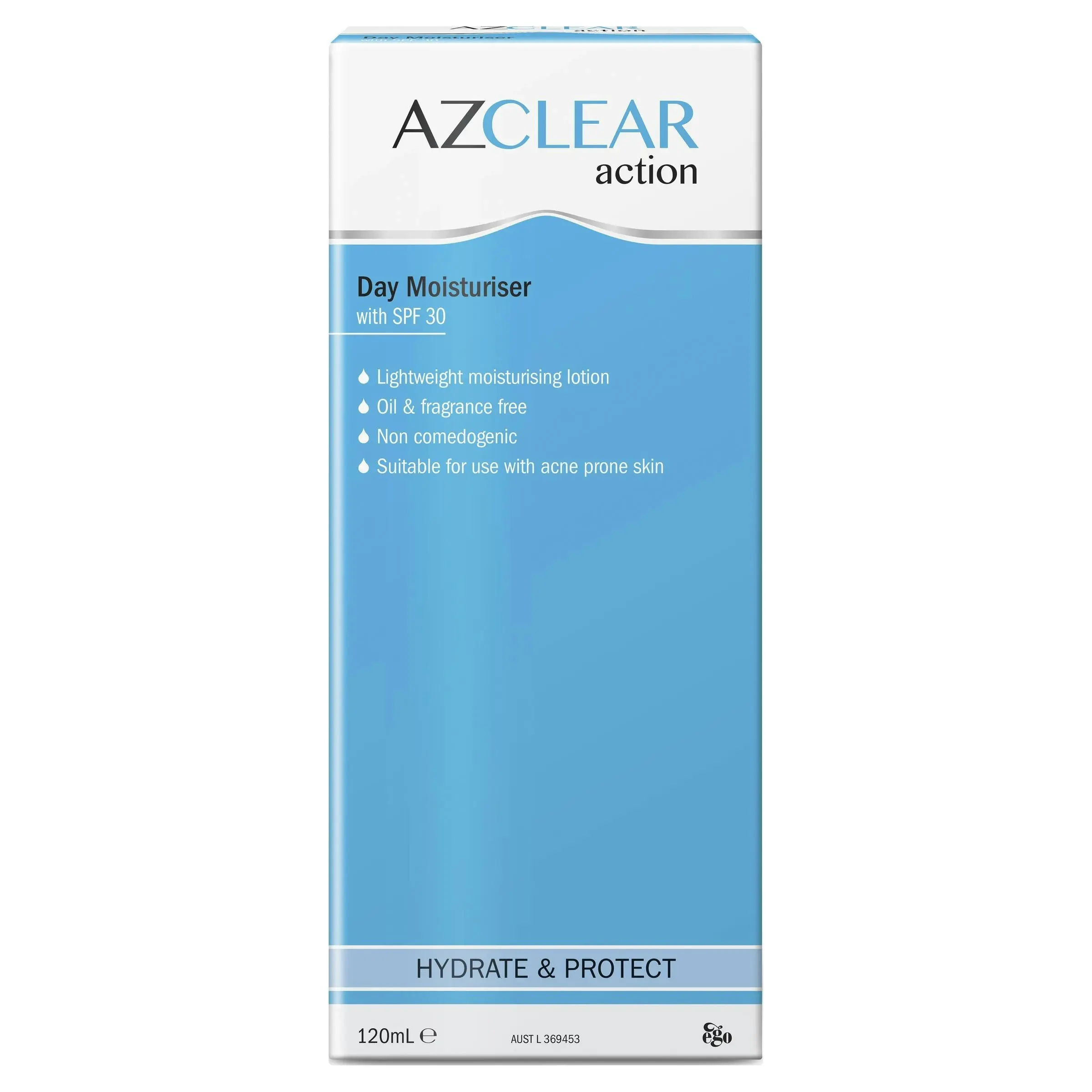 Azclear Action Day Moisturiser SPF 30 120ml