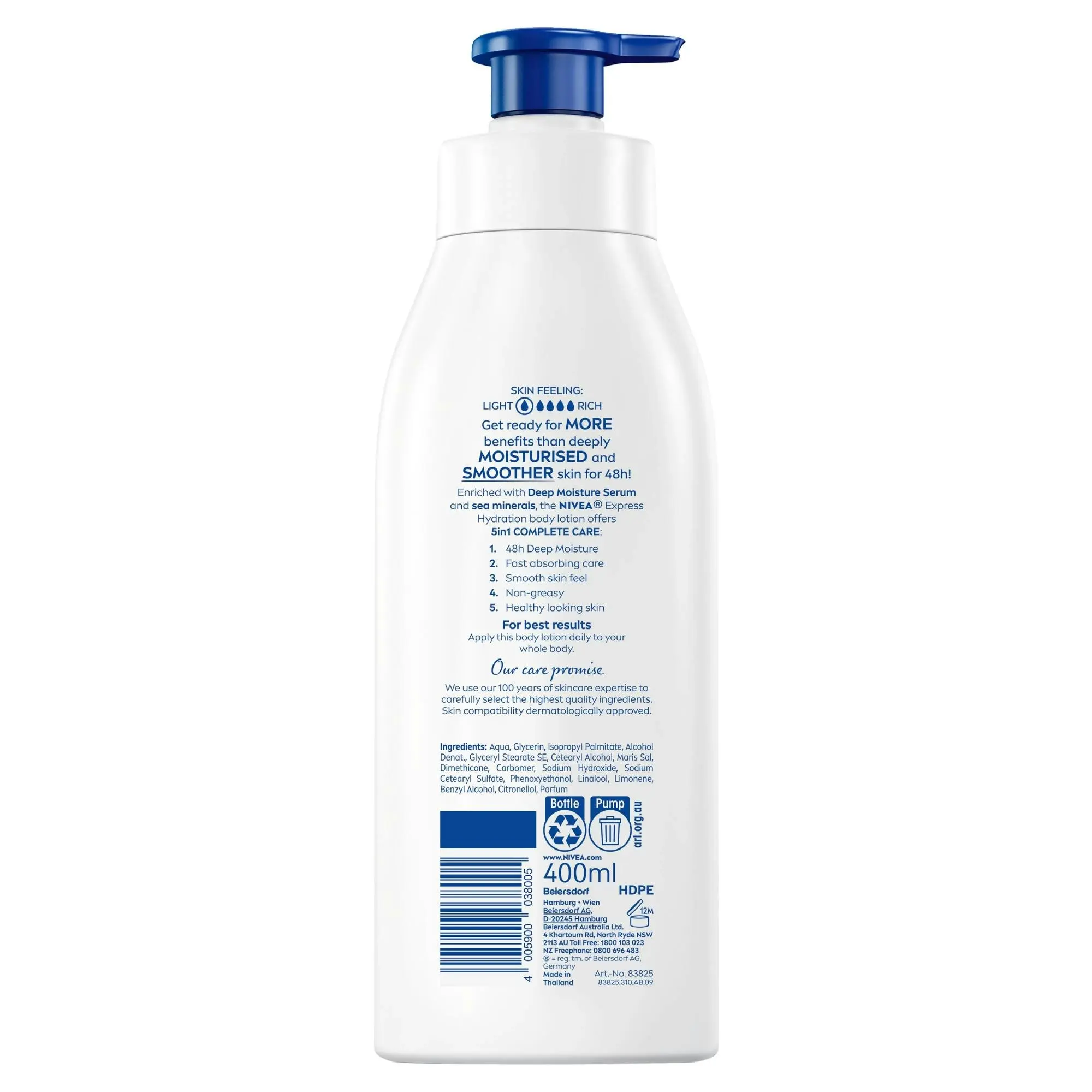 Nivea Express Hydration Body Lotion 400mL