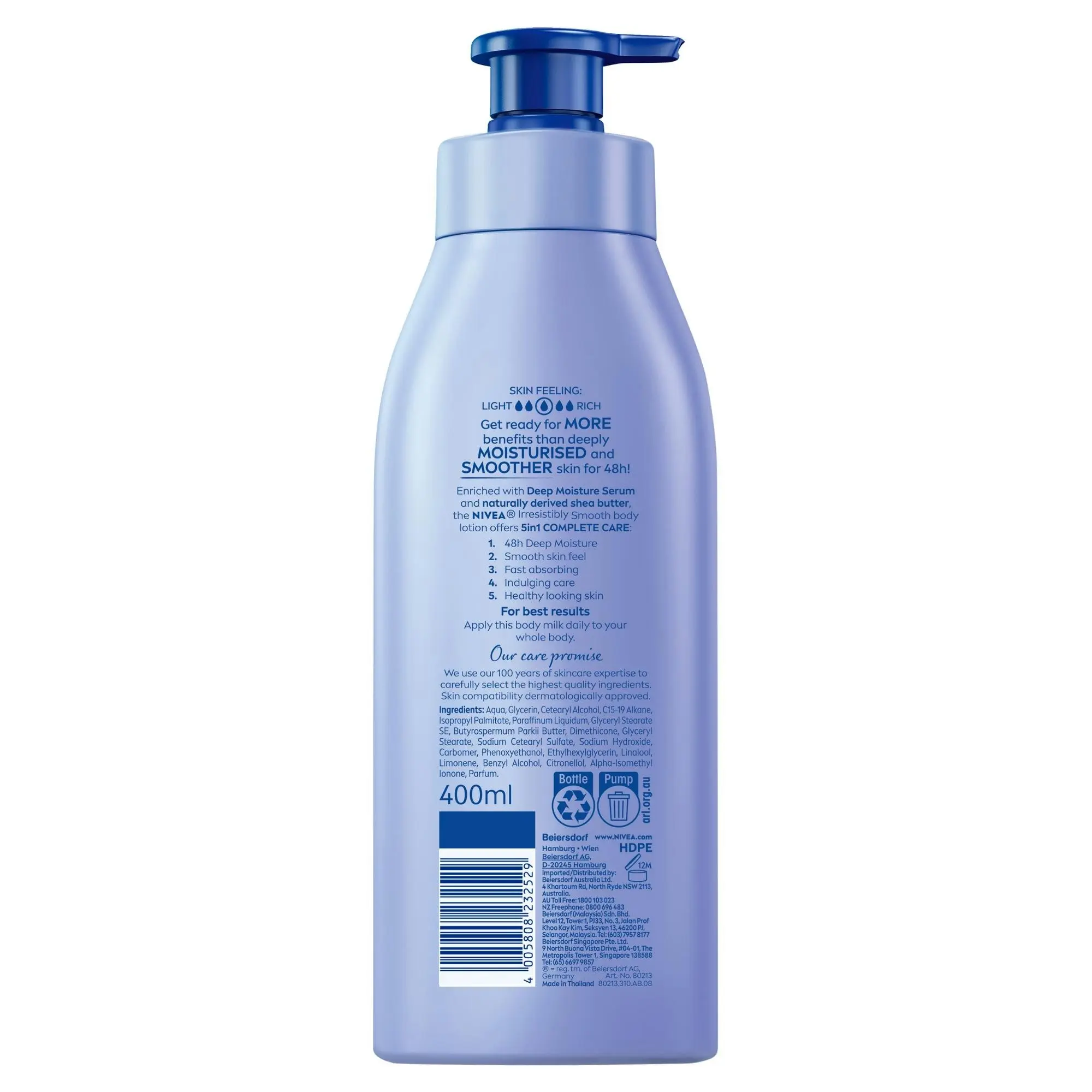 Nivea Irresistibly Smooth Body Lotion 400mL