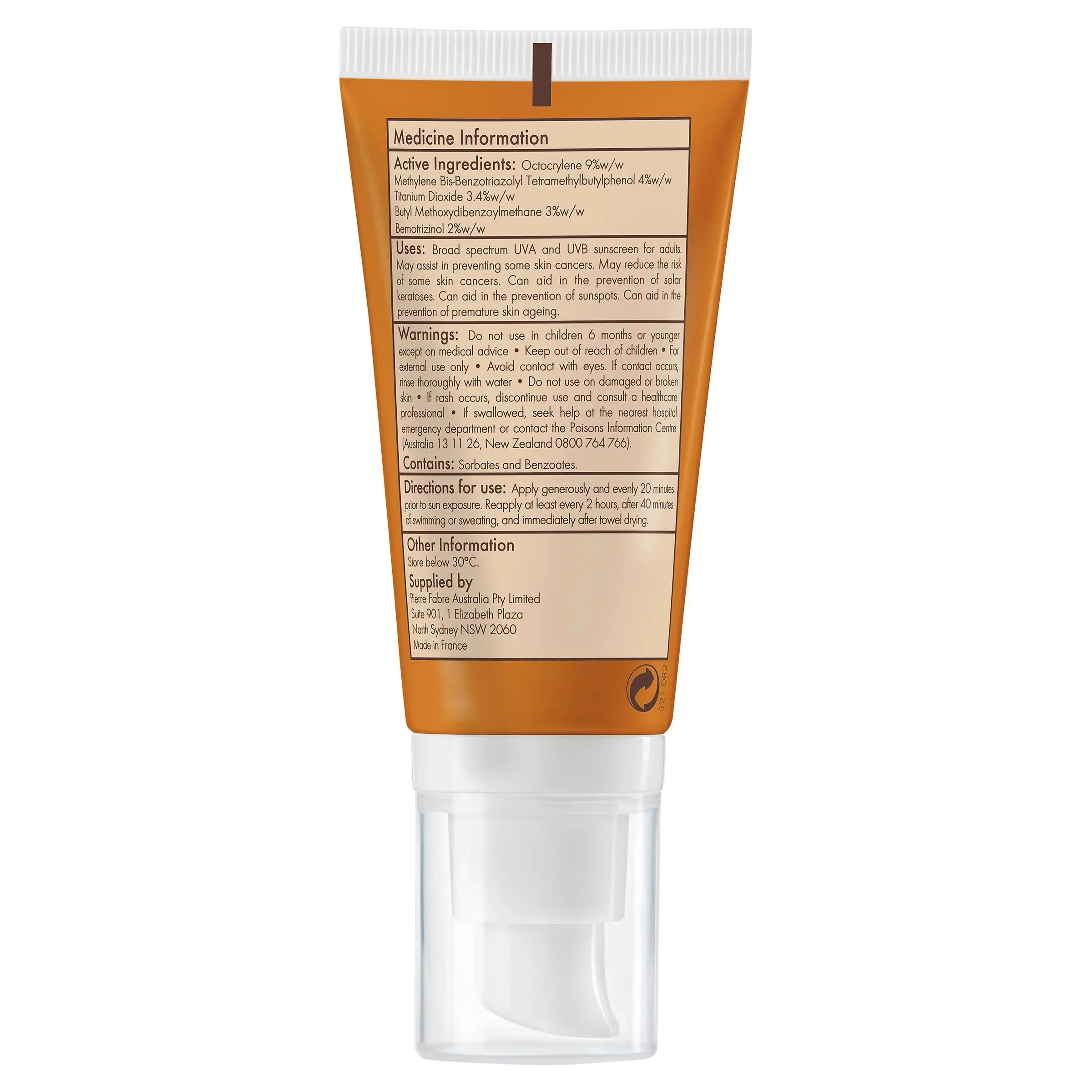 Avene Sunscreen Emulsion Face SPF 50+ 50mL