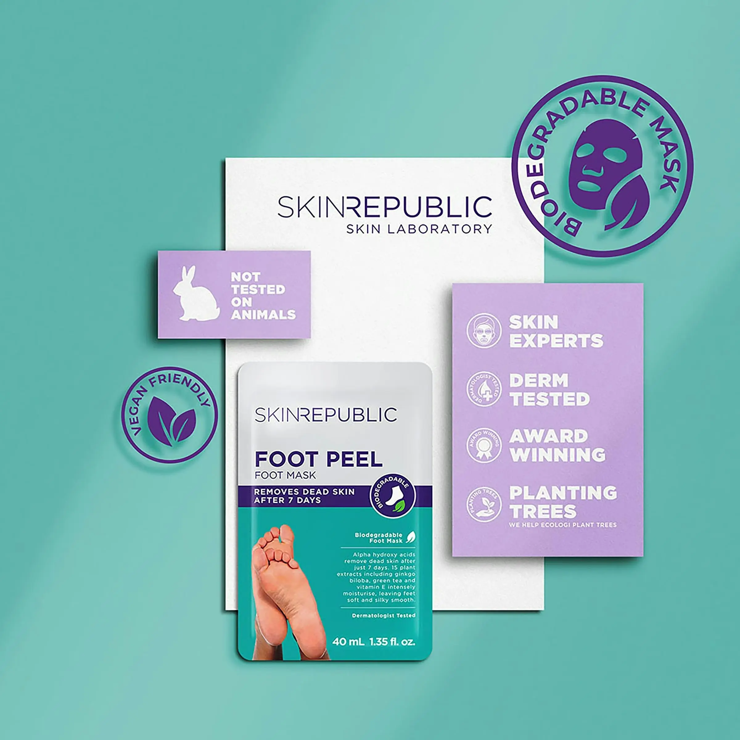 Skin Republic Foot Peel 1 Pair