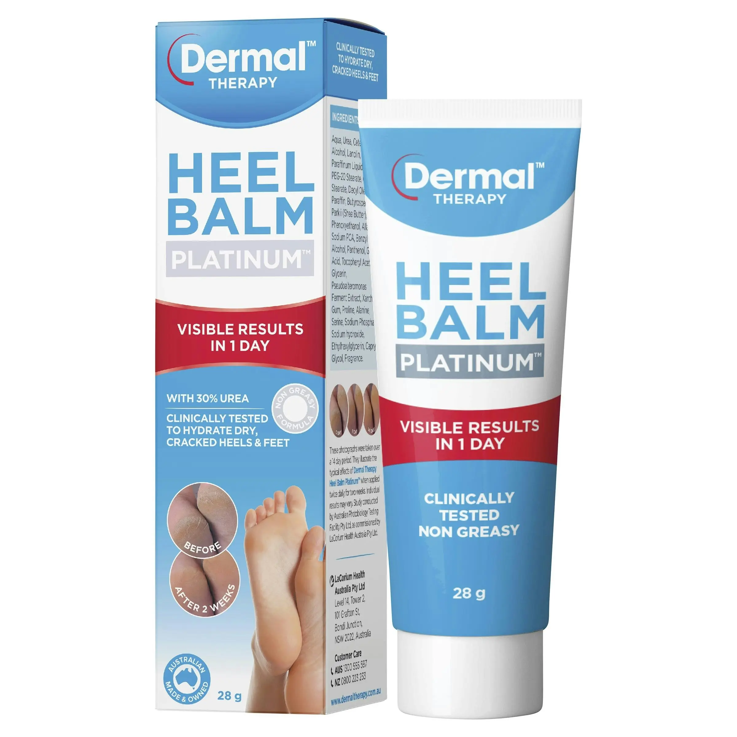 Dermal Therapy Heel Balm Platinum 28G