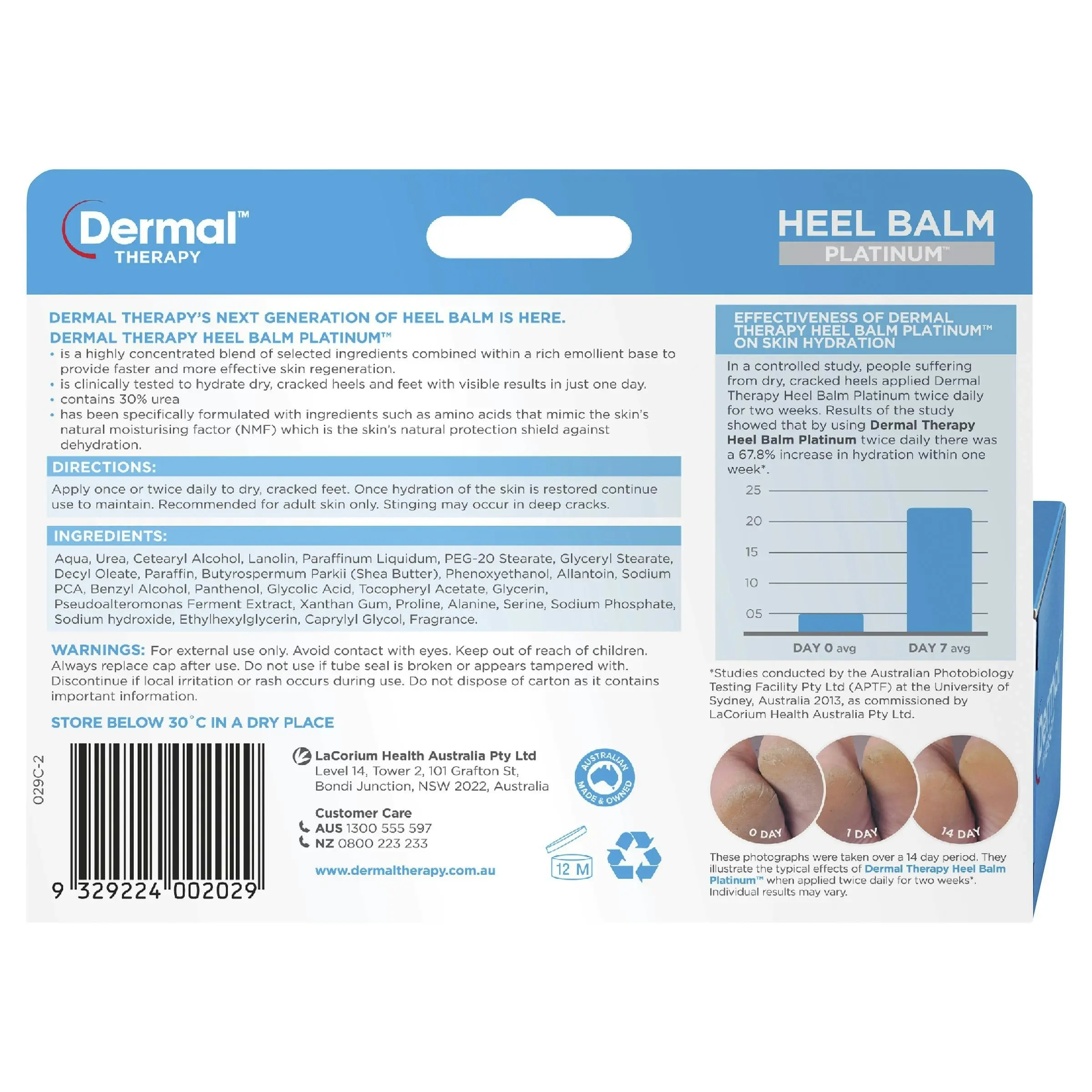 Dermal Therapy Heel Balm Platinum 125G