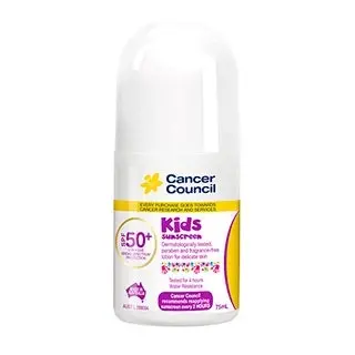 Cancer Council Kids Roll-On Sunscreen SPF50+ 75mL