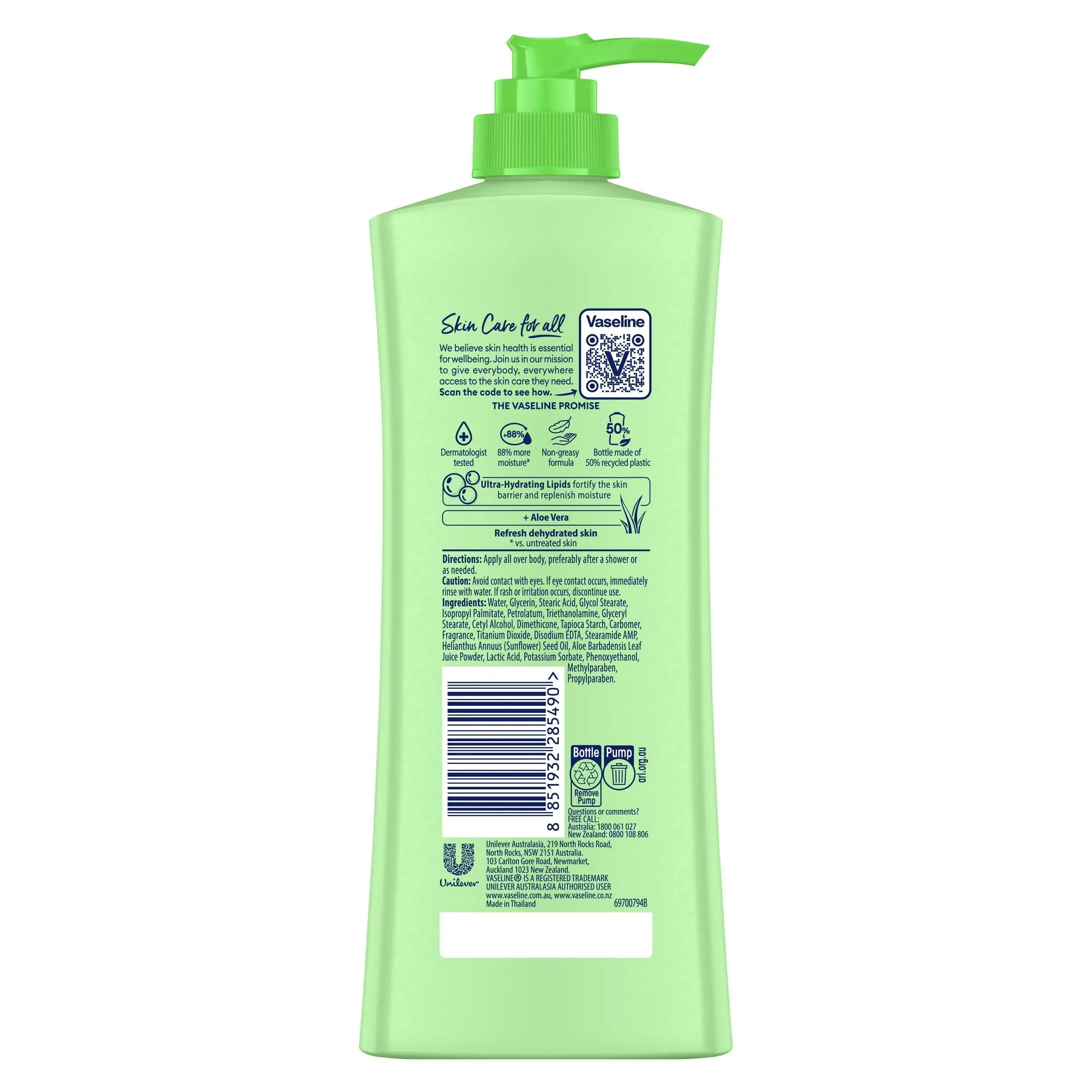 Vaseline Intensive Care Aloe Soothe Body Lotion 400mL