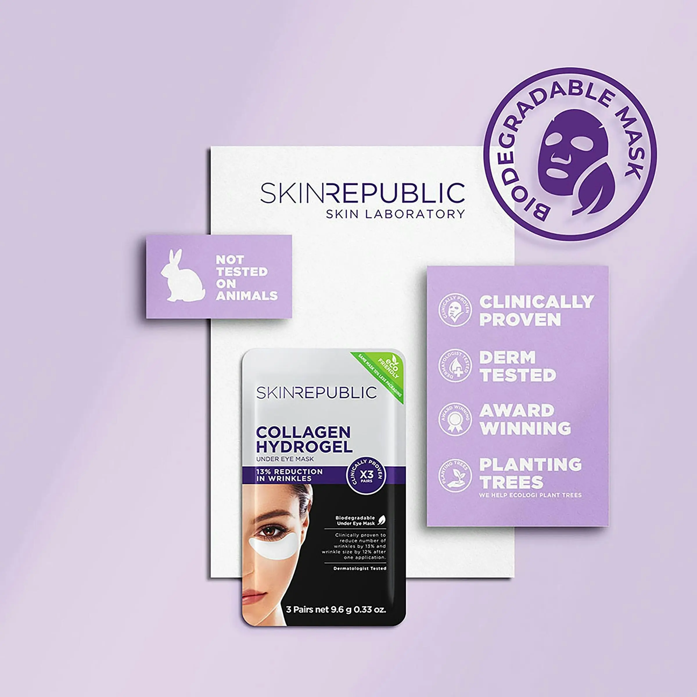 Skin Republic Collagen Hydrogel Under Eye Patch 3 Pairs