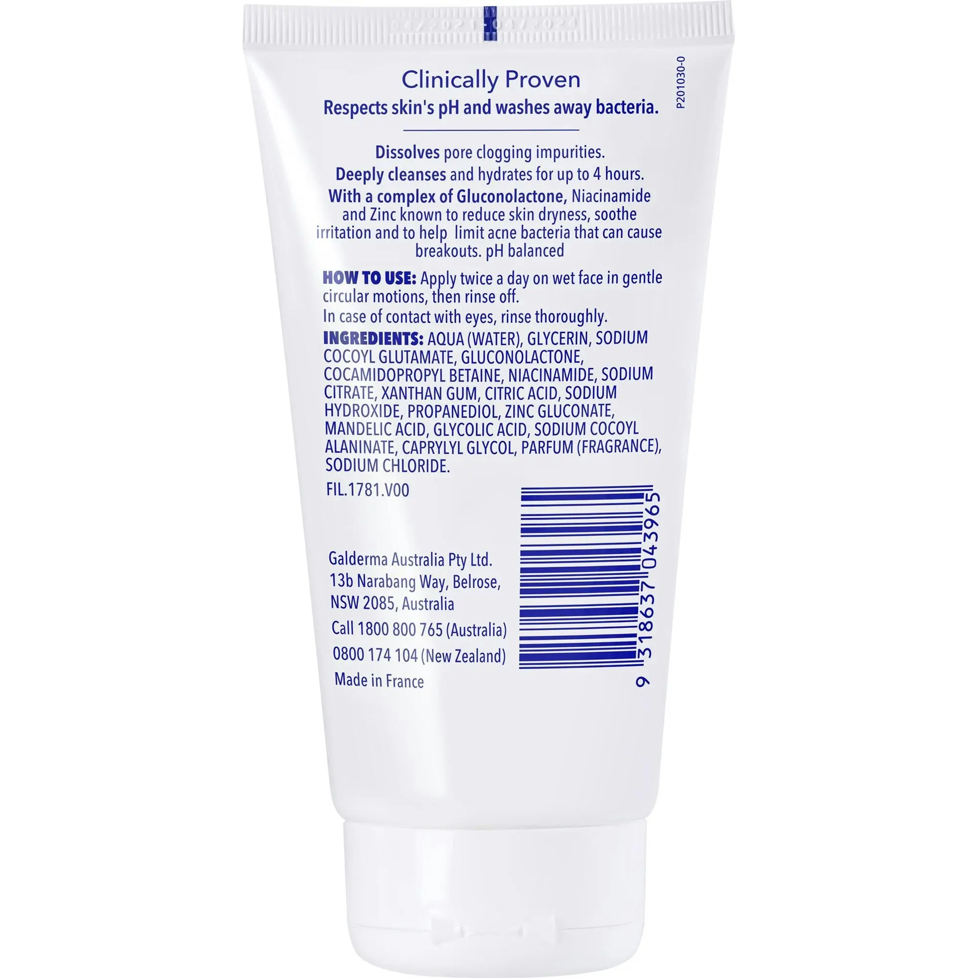 Benzac PH Control Antibacterial Face Wash 150ml