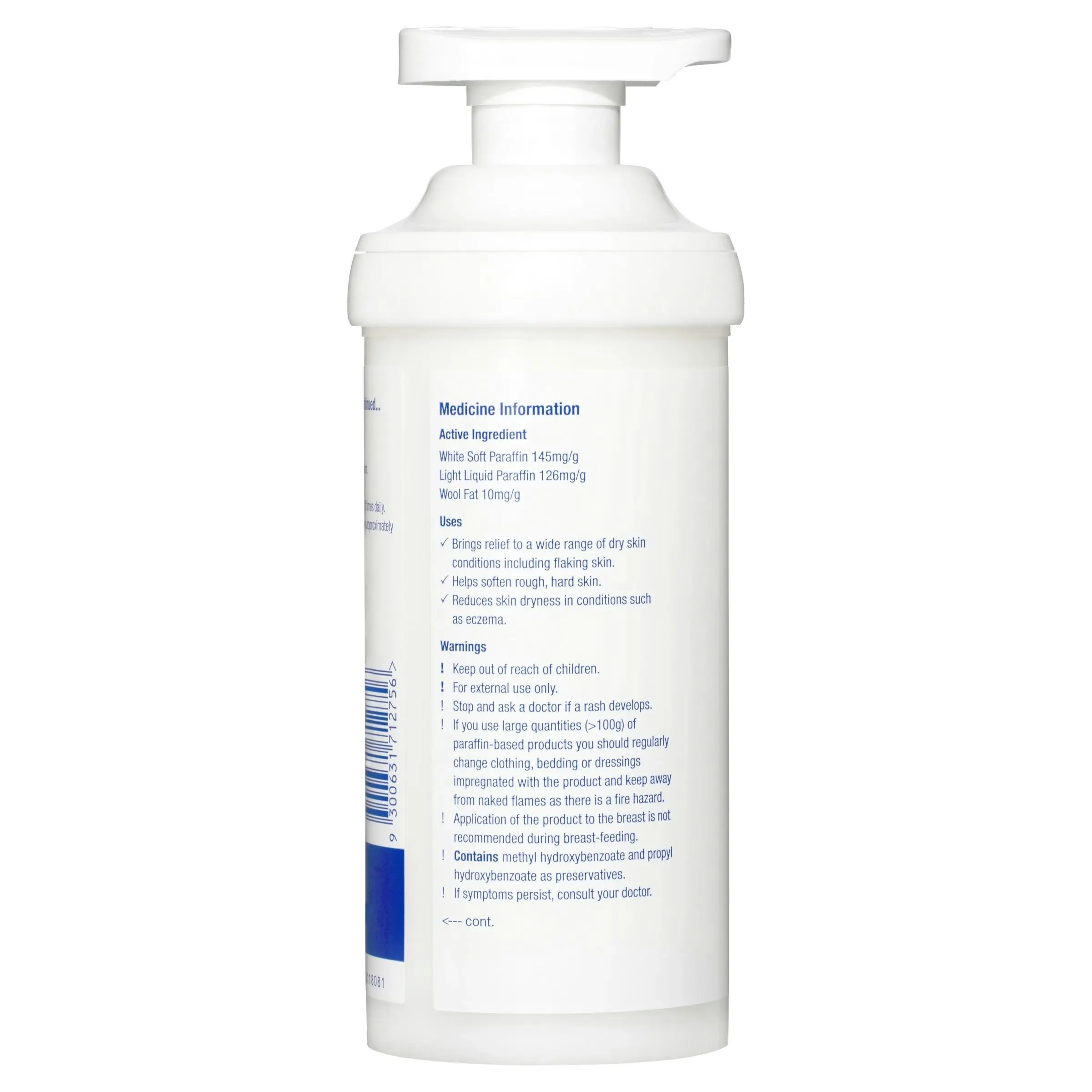 E45 Dermatological Cream Pump 500G