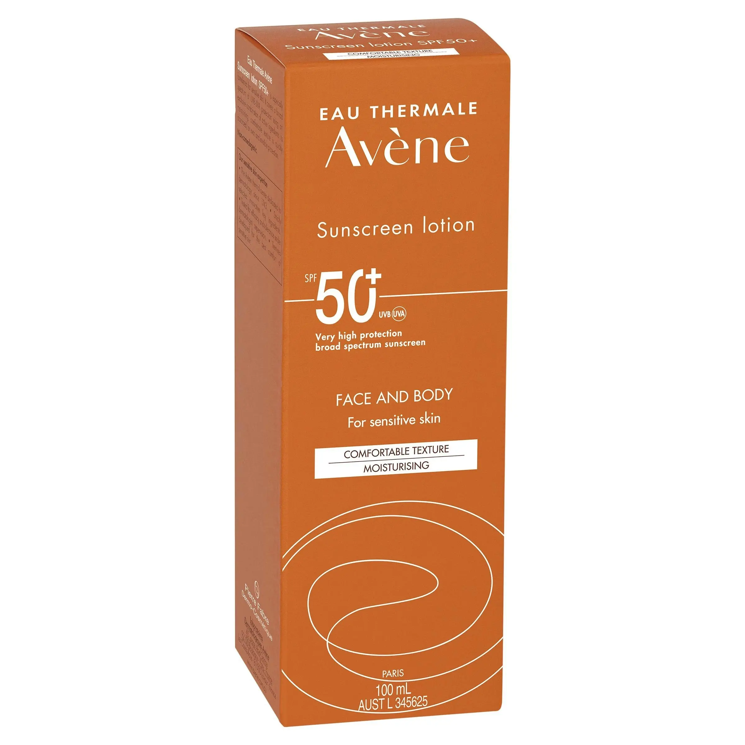 Avene Sunscreen Face & Body Lotion SPF 50+ 100mL