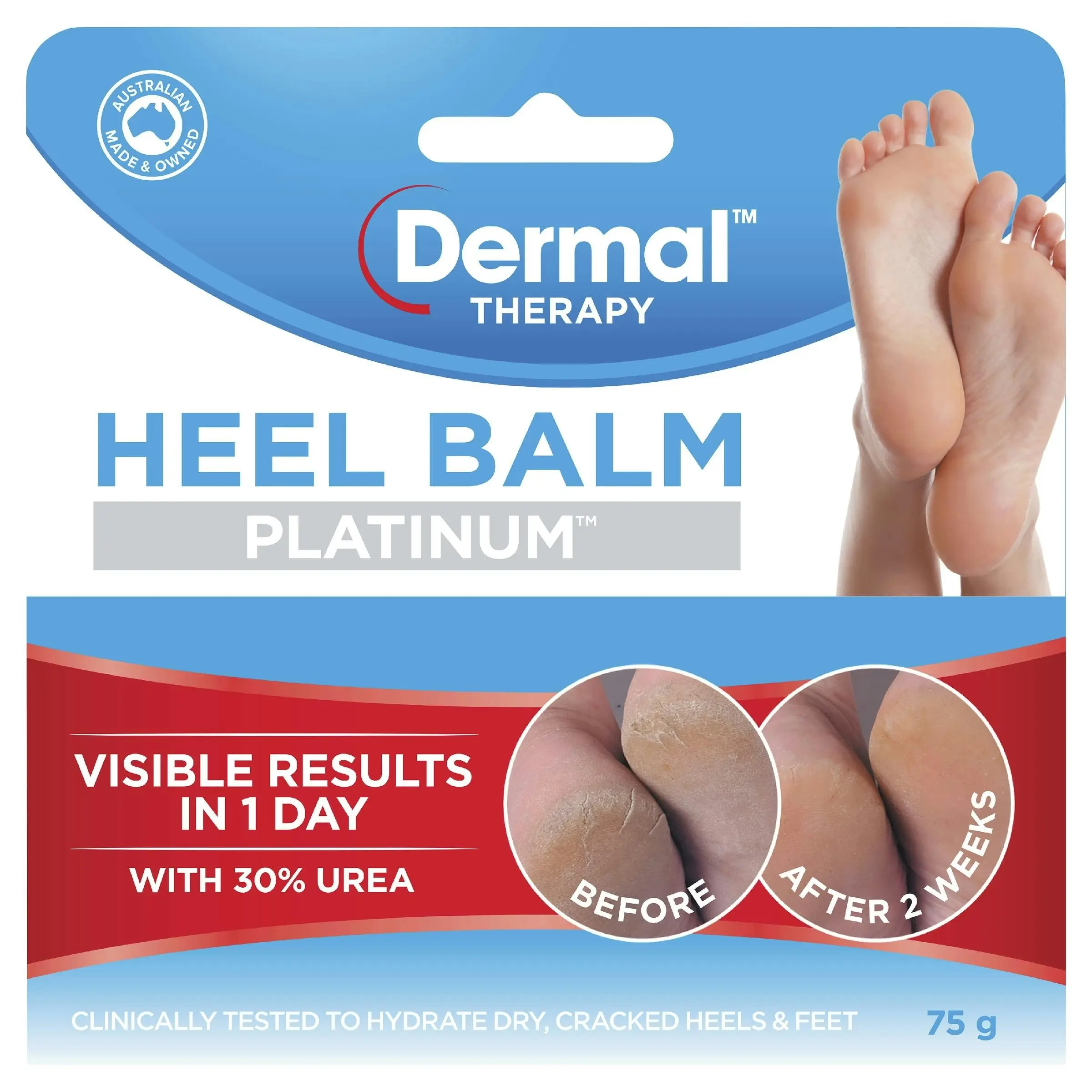 Dermal Therapy Heel Balm Platinum 75G