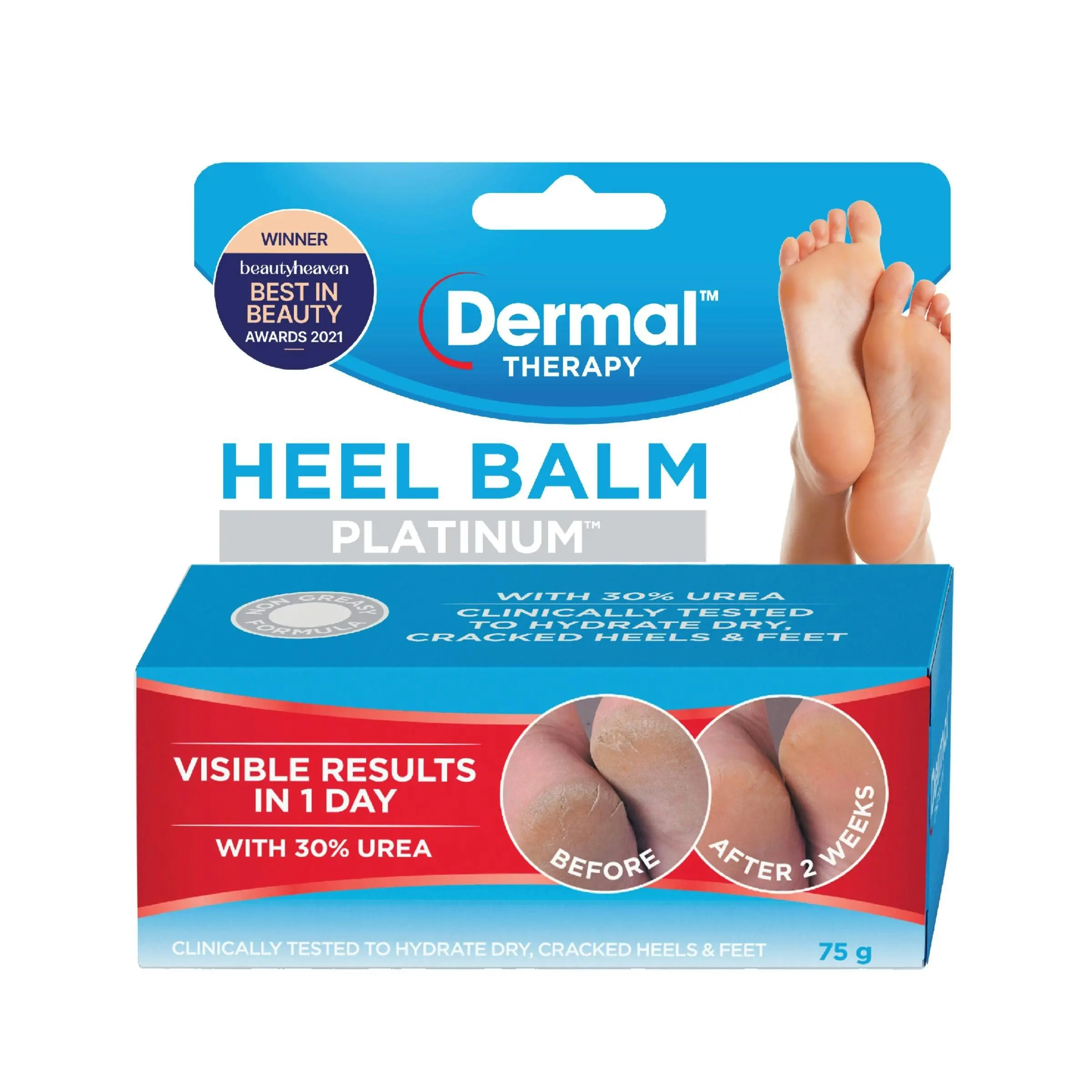 Dermal Therapy Heel Balm Platinum 75G