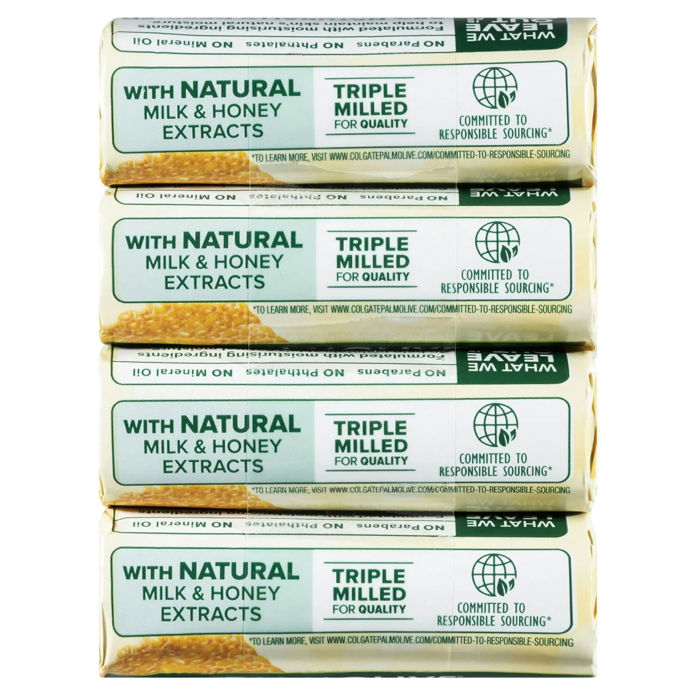 Palmolive Naturals Replenishing Soap with Milk & Honey 90g - 4 Pack