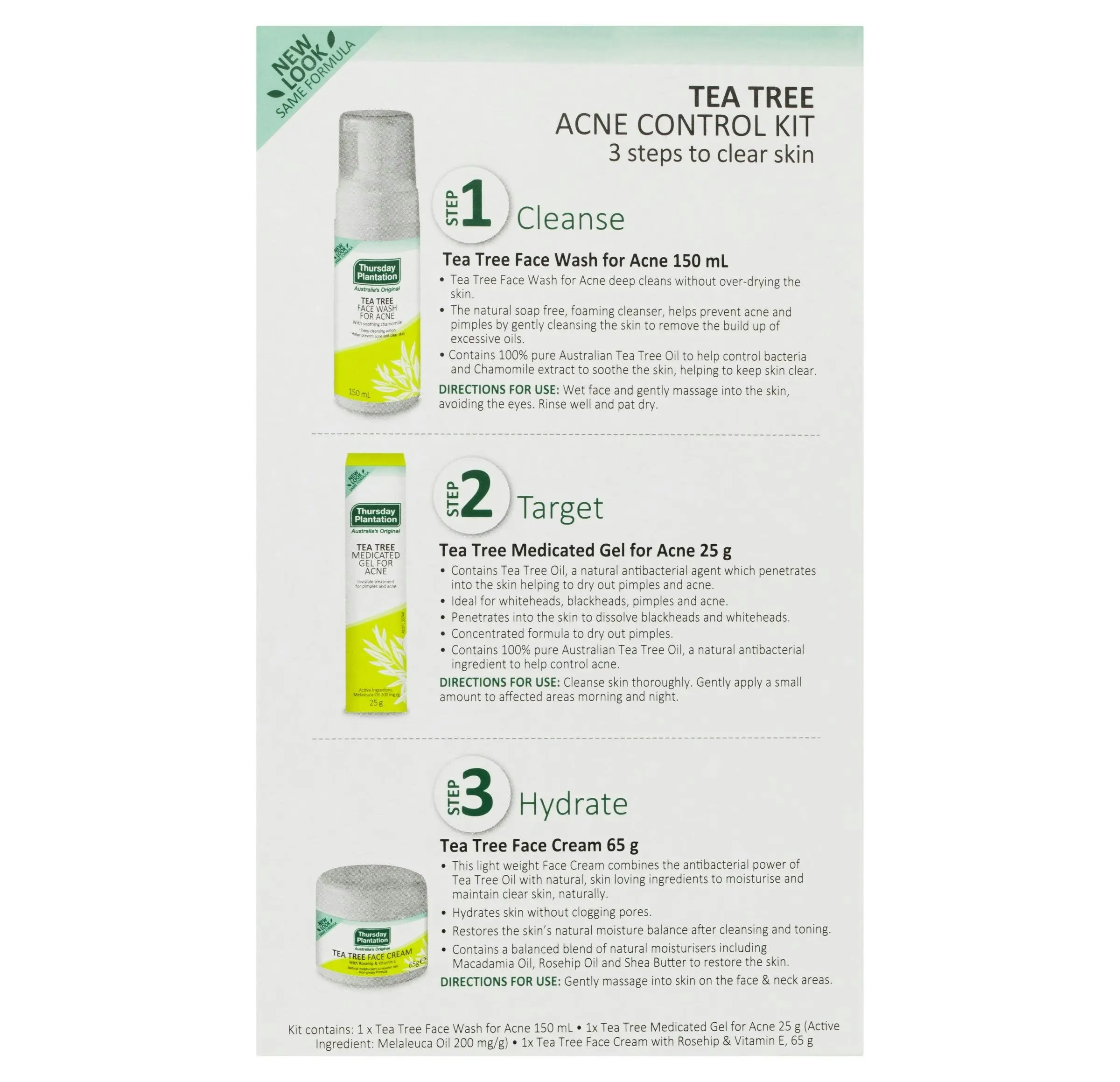 Thursday Plantation Tea Tree Acne Control Kit