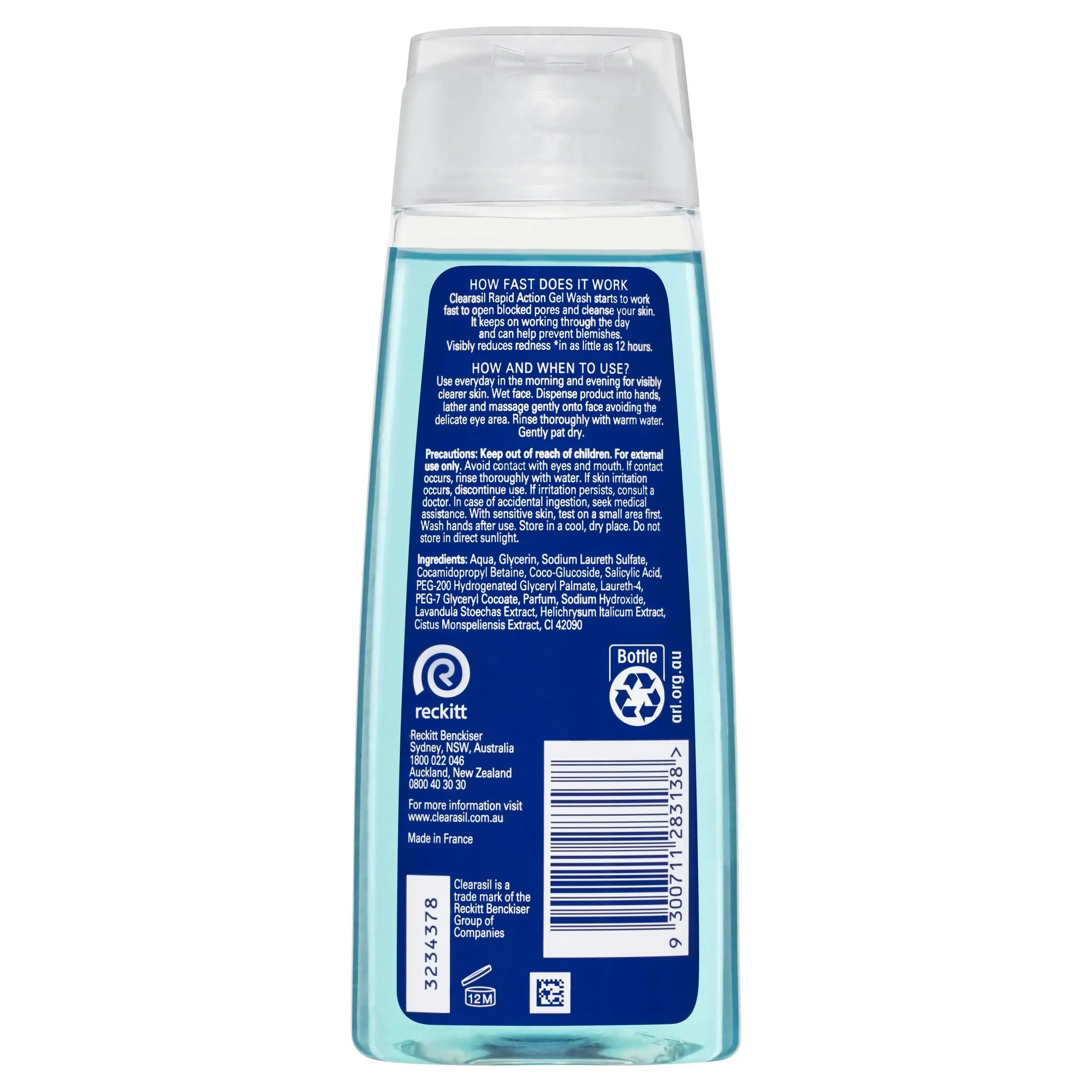 Clearasil Ultra Rapid Action Gel Face Wash 200ml