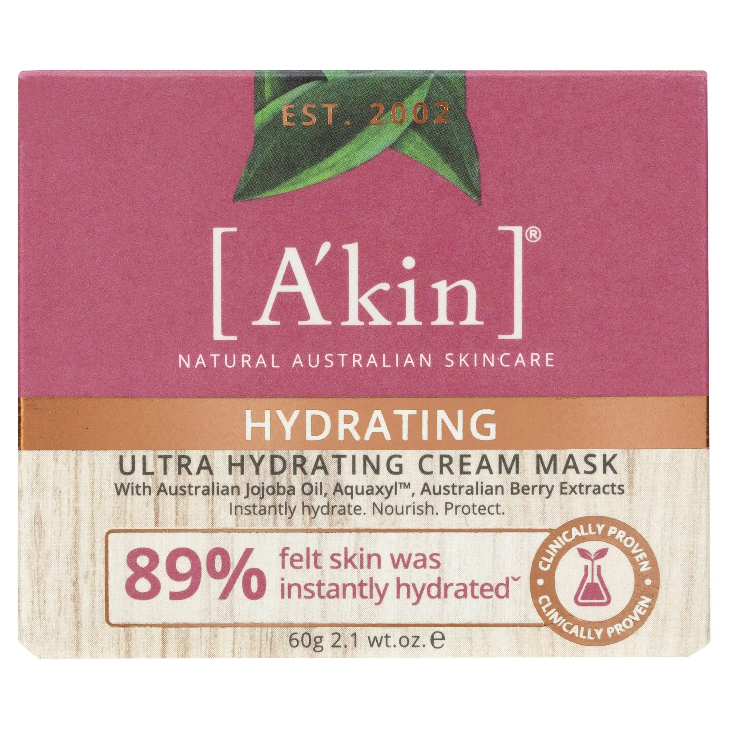 A'kin Ultra Hydrating Cream Mask 60g