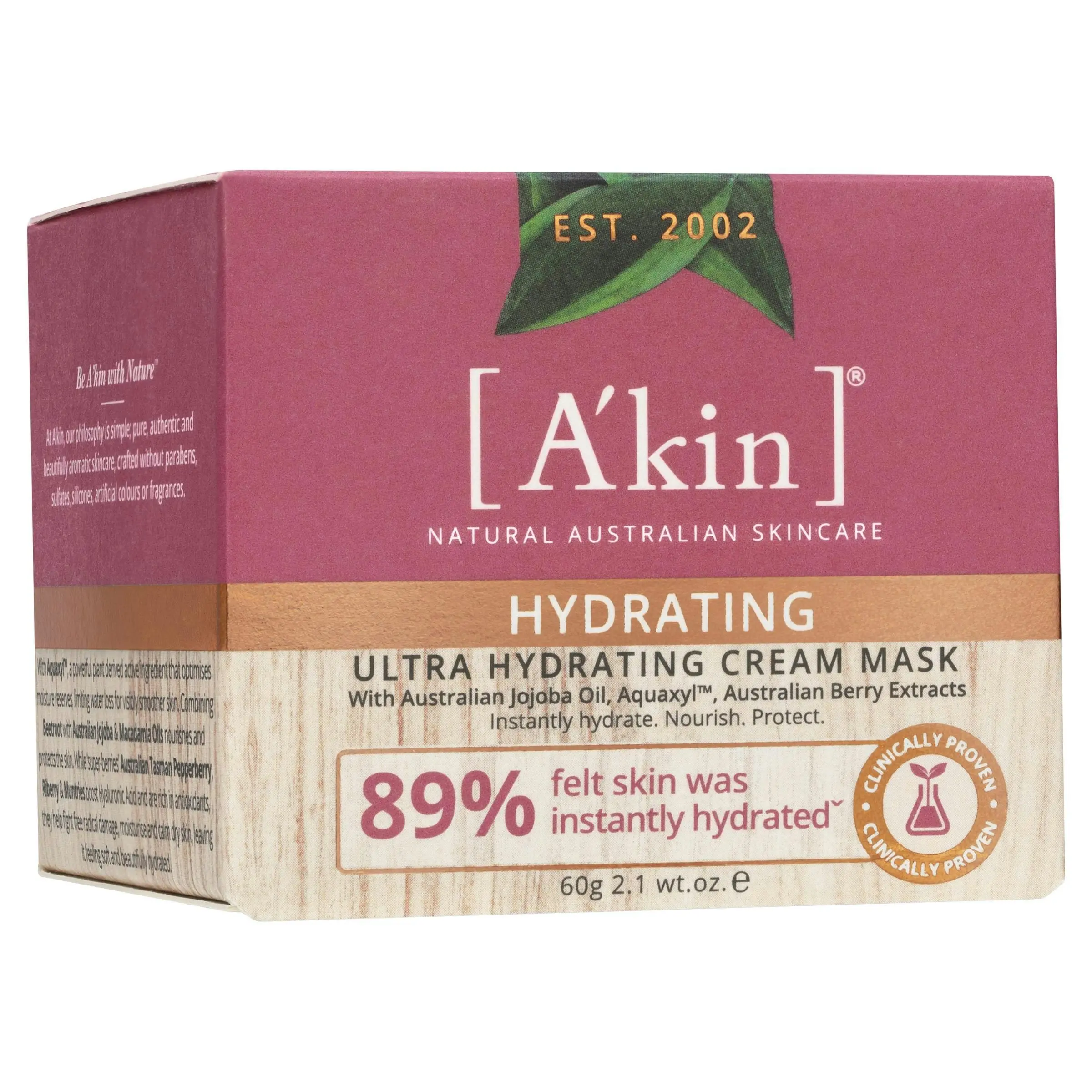 A'kin Ultra Hydrating Cream Mask 60g