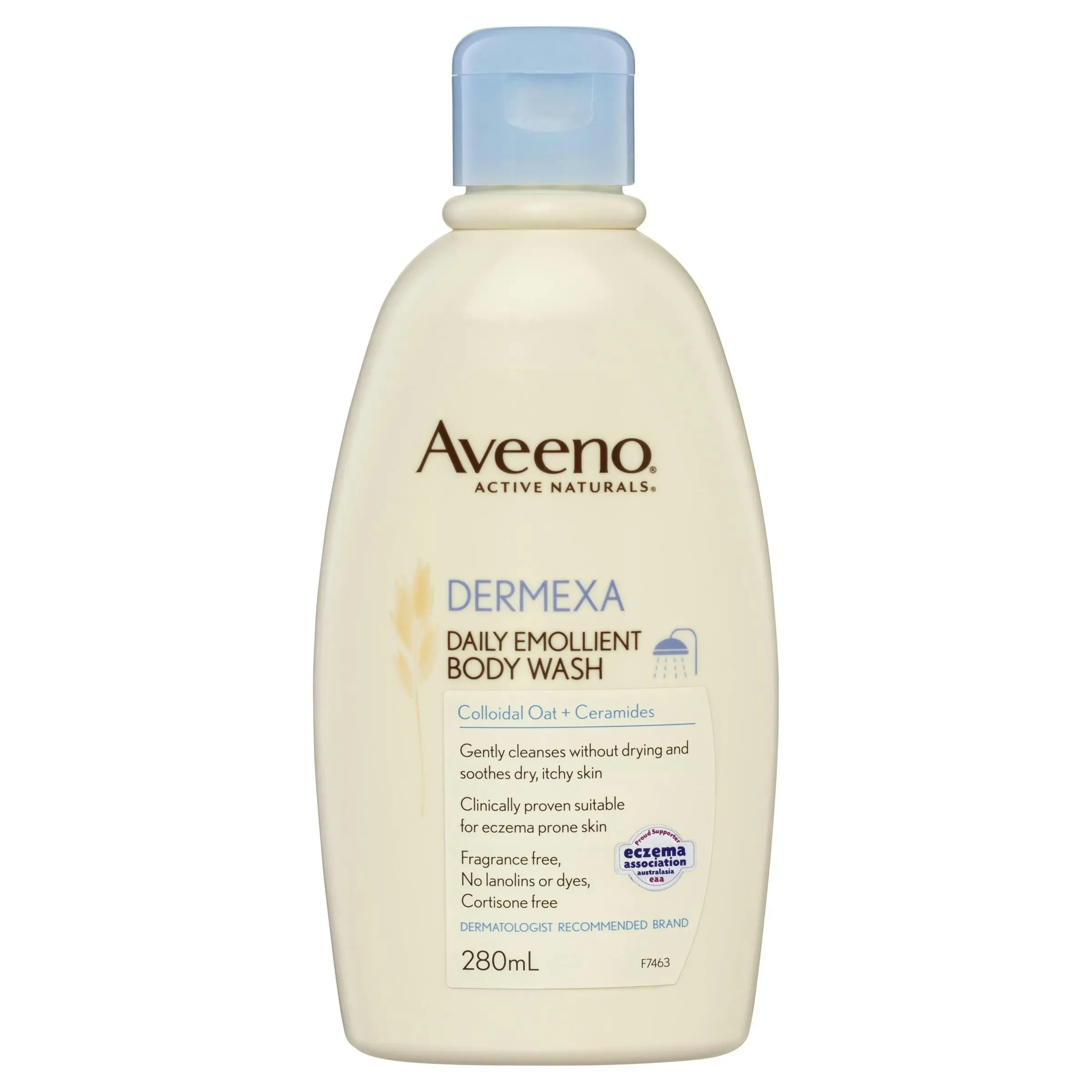 Aveeno Active Naturals Dermexa Fragrance Free Daily Emollient Body Wash 280ml